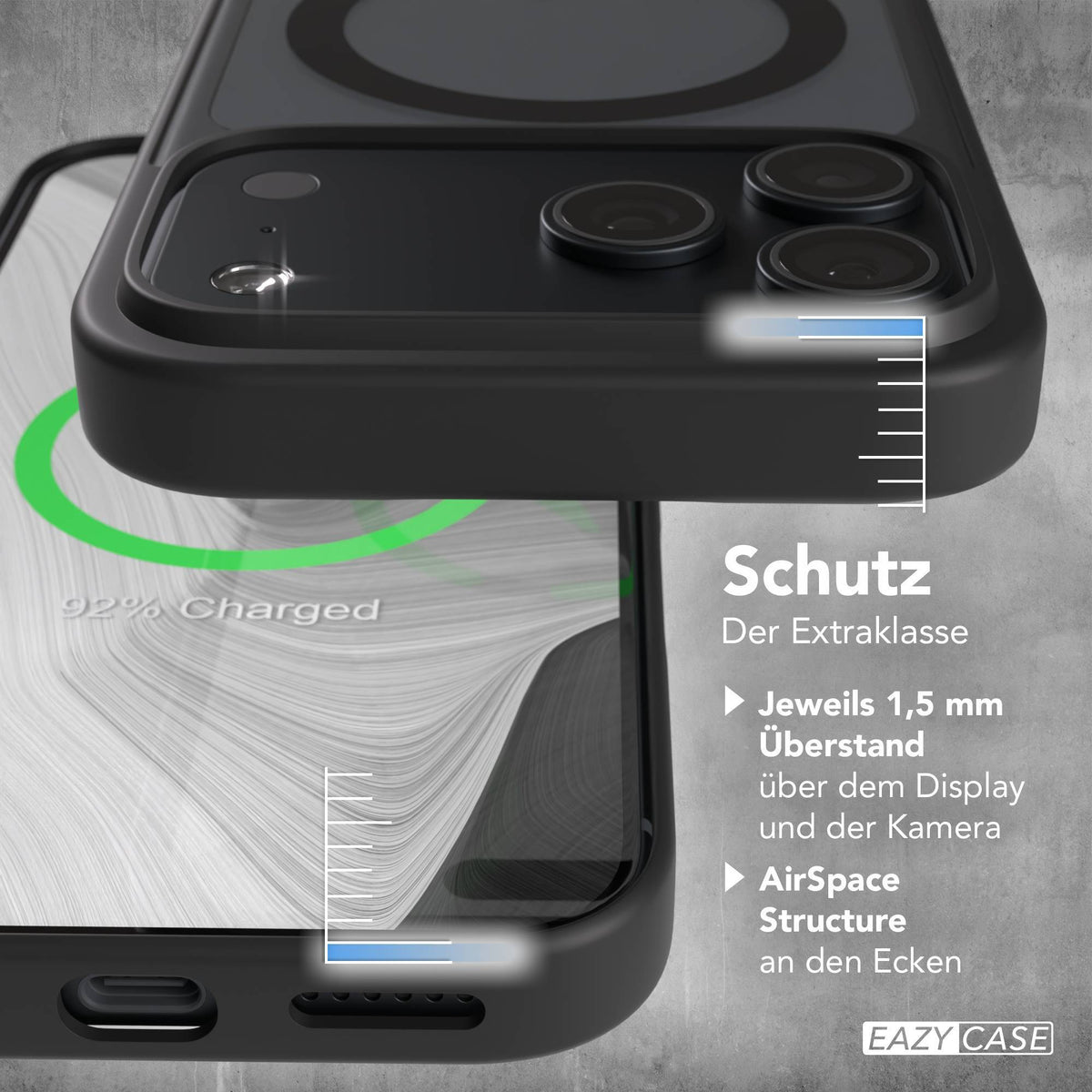 iPhone 18 Pro Max transparente Hülle mit MagSafe