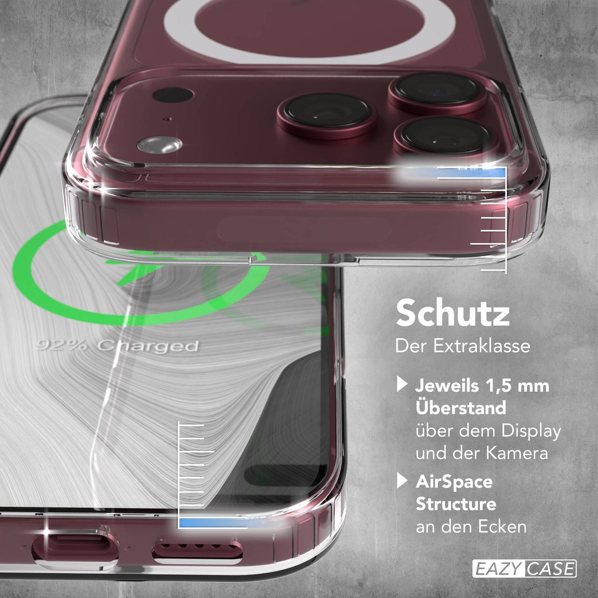 iPhone 18 Pro transparente Hülle mit MagSafe