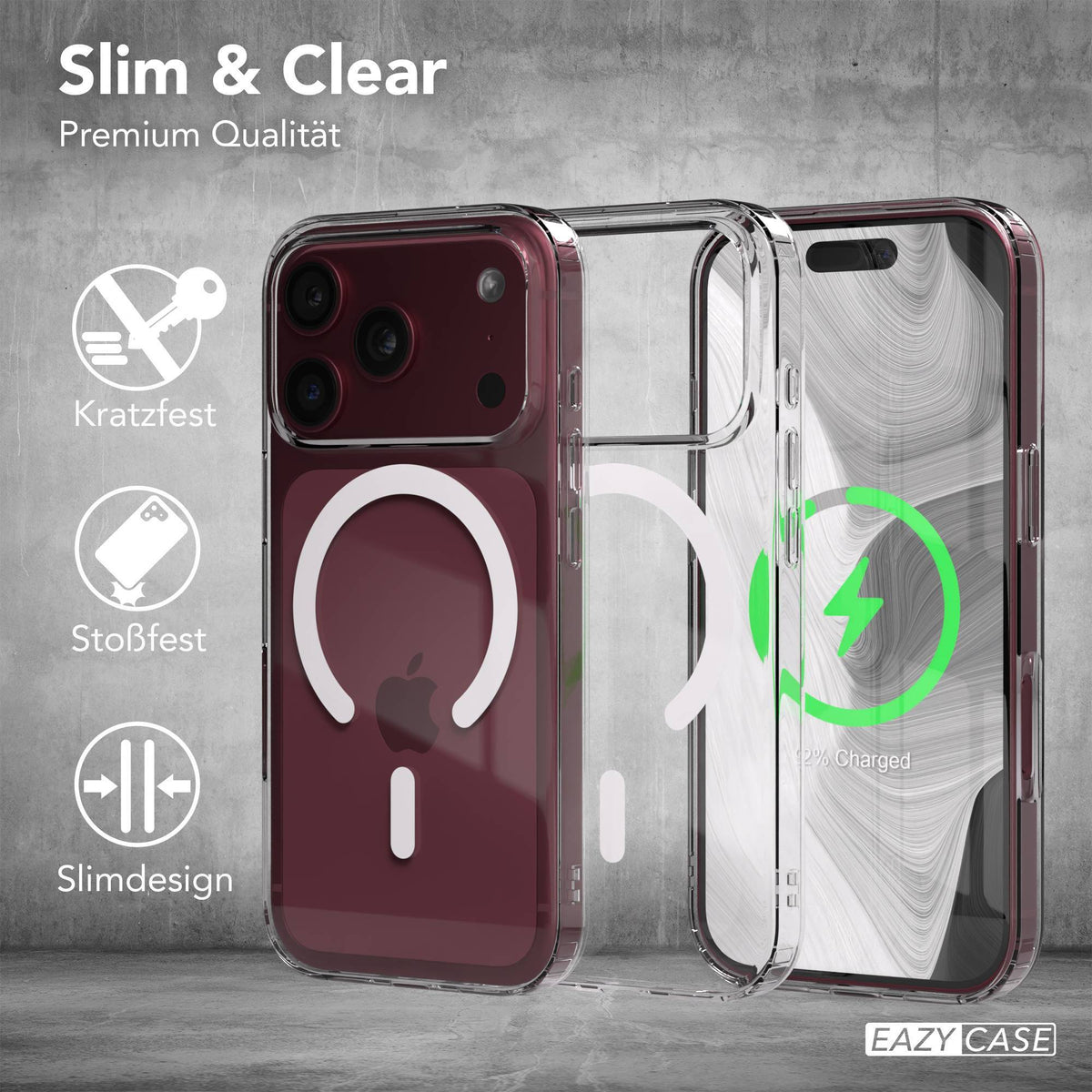 iPhone 18 Pro transparente Hülle mit MagSafe