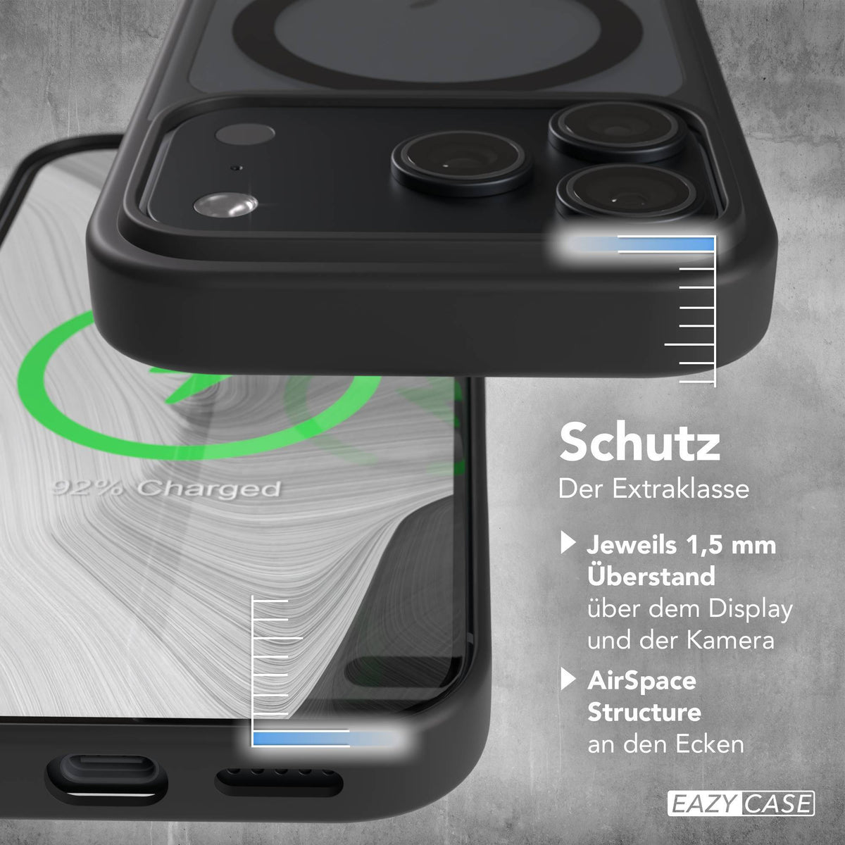 iPhone 18 Pro transparente Hülle mit MagSafe