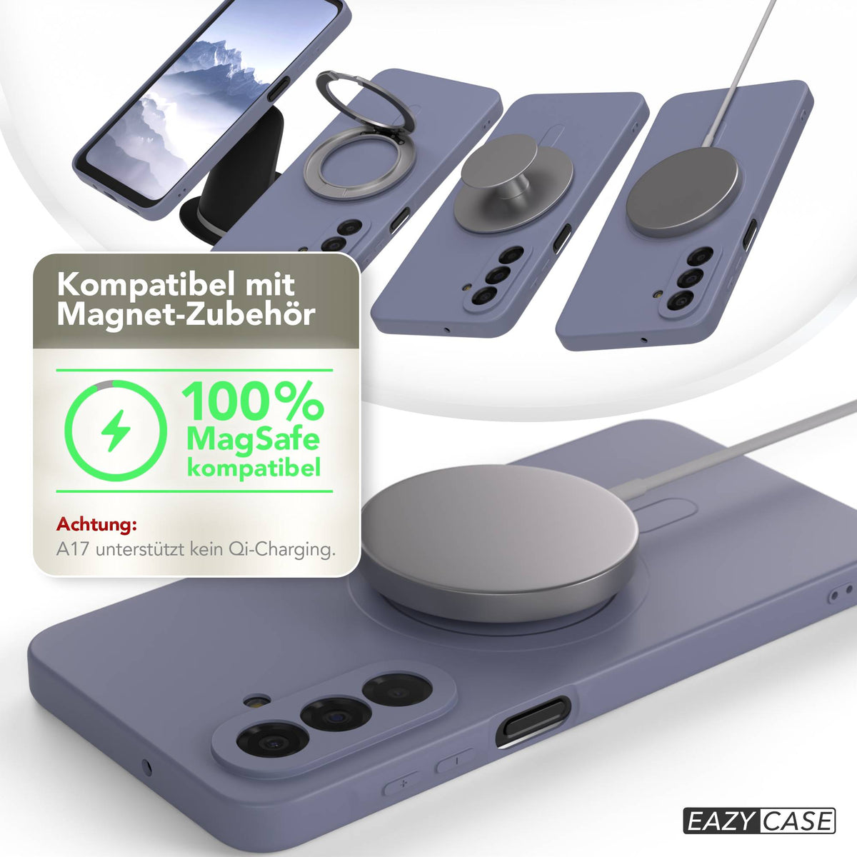 Galaxy A18 Silikonhülle mit MagSafe