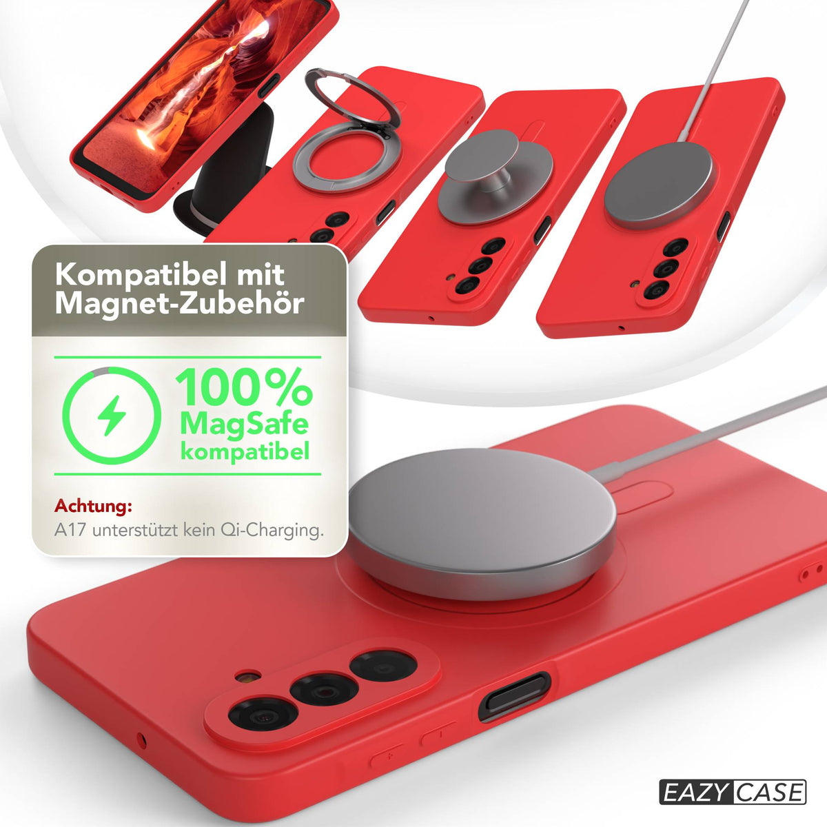 Galaxy A18 Silikonhülle mit MagSafe