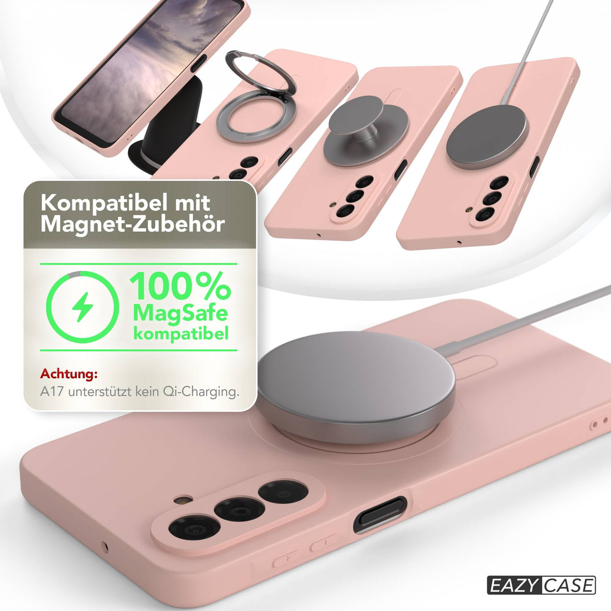 Galaxy A18 Silikonhülle mit MagSafe