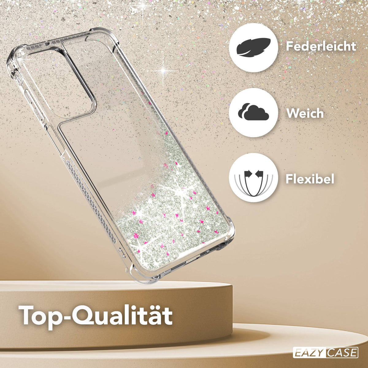 Galaxy A18 Glitzerhülle