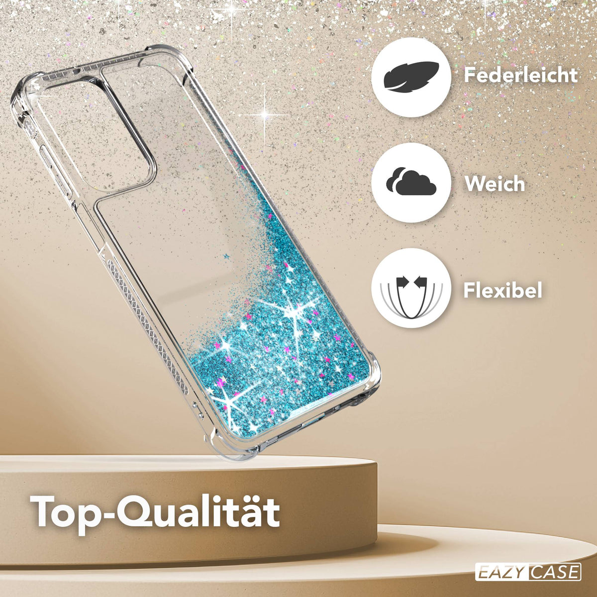 Galaxy A18 Glitzerhülle