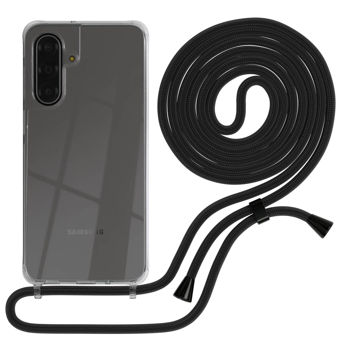 Galaxy A18 transparente Hülle + Kordel