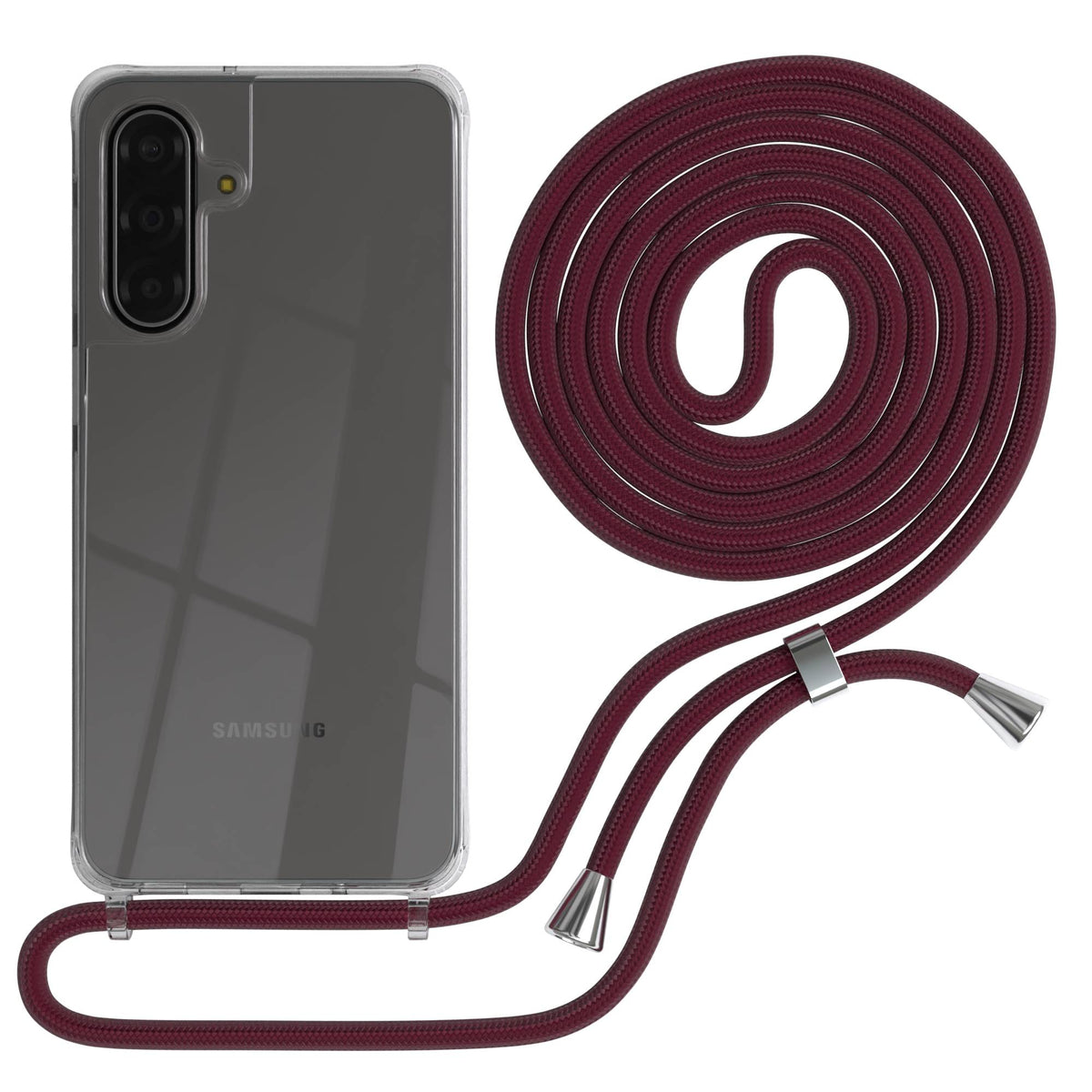 Galaxy A18 transparente Hülle + Kordel