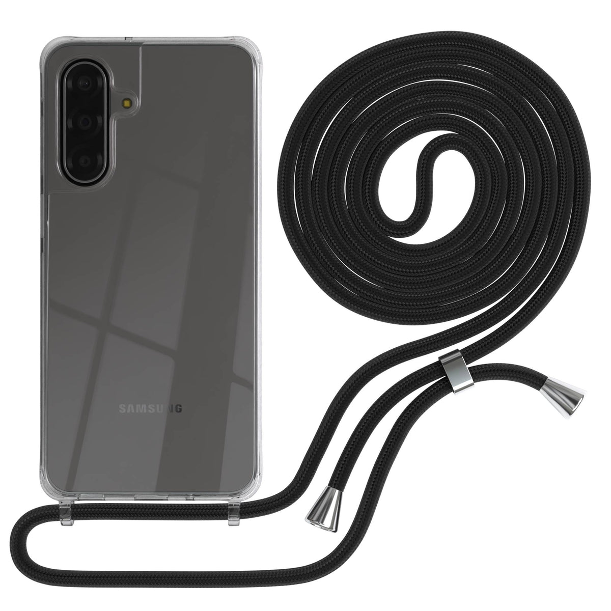 Galaxy A18 transparente Hülle + Kordel