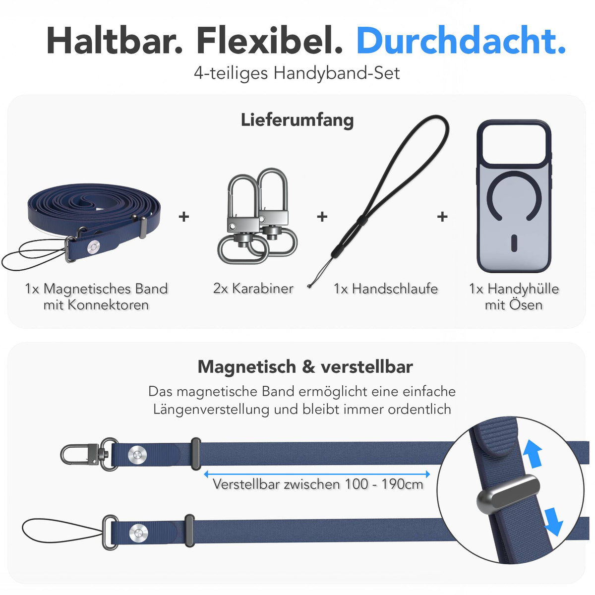 iPhone 18 Pro Outdoor Hülle mit thin MagSafe + magnetisches Band