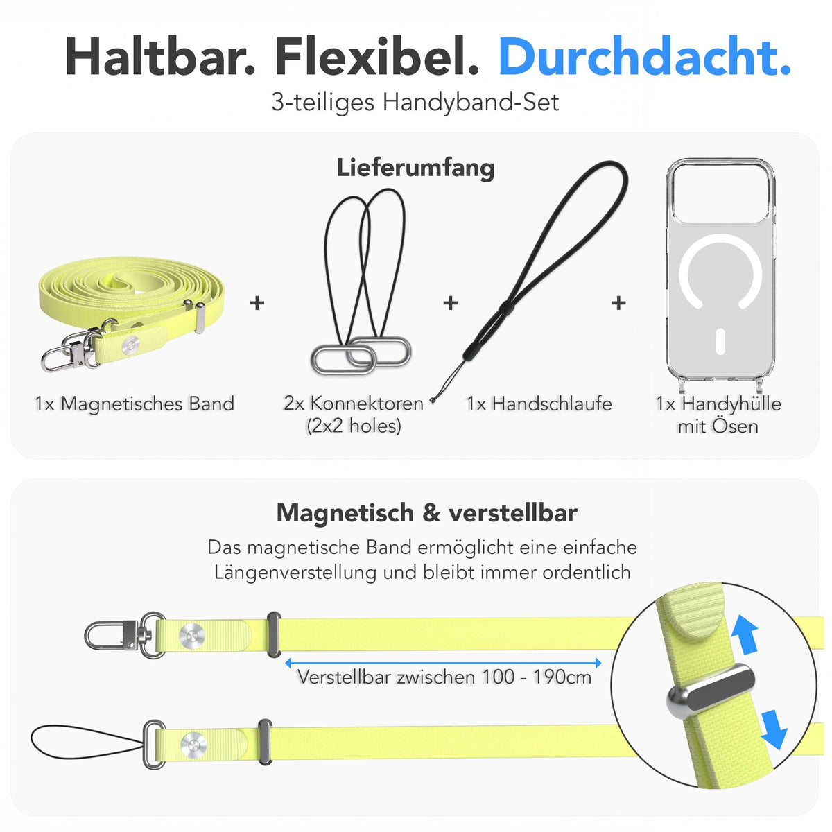 iPhone 18 Pro MagSafe Hülle + magnetisches Band