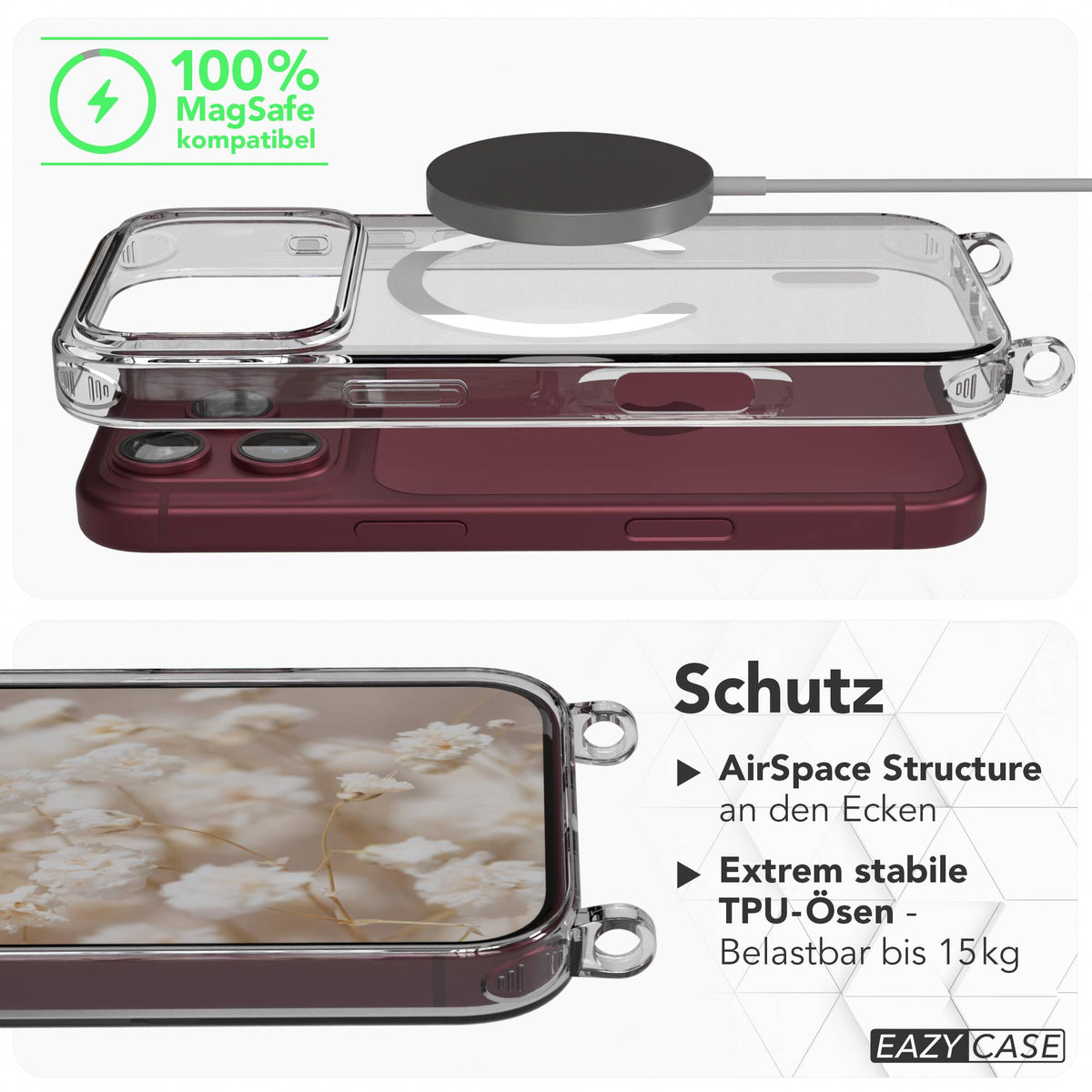 iPhone 18 Pro MagSafe Hülle + magnetisches Band