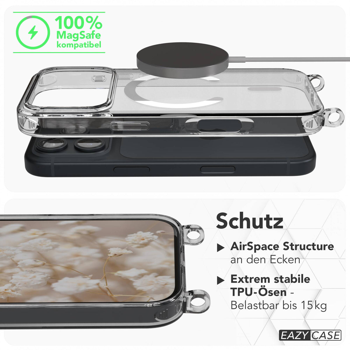 iPhone 18 Pro MagSafe Hülle + magnetisches Band