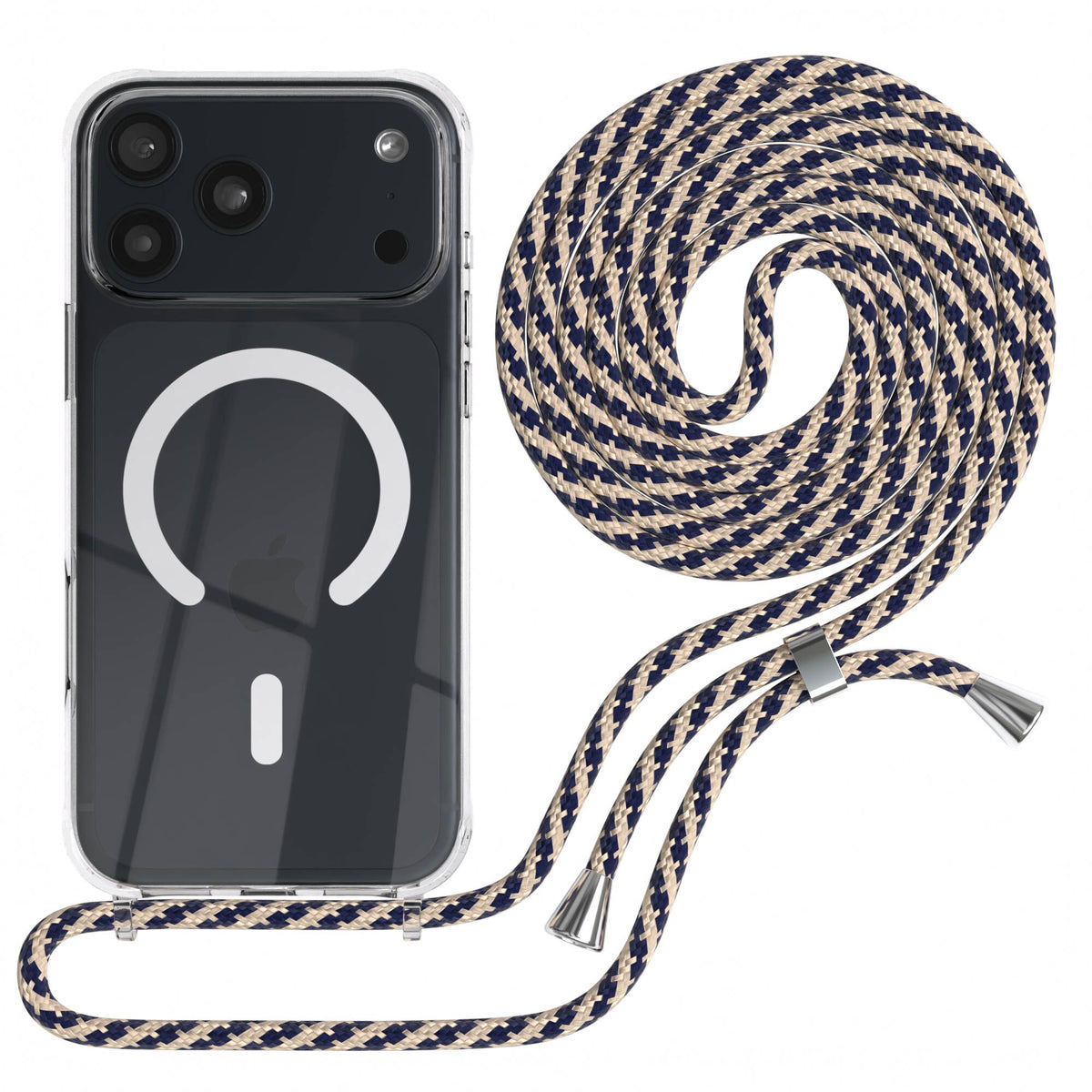 iPhone 18 Pro Max transparente Hülle + Kordel mit MagSafe
