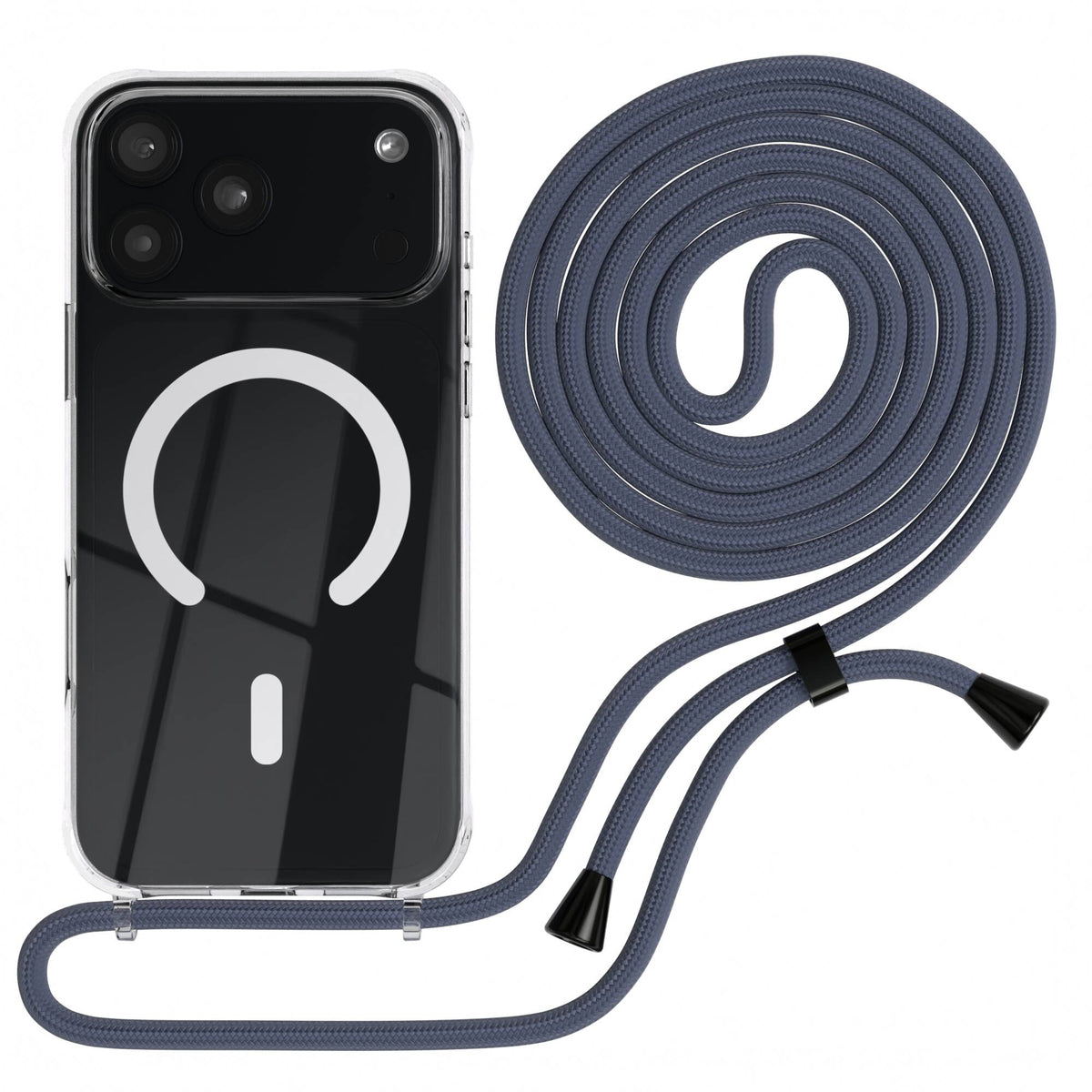 iPhone 18 Pro Max transparente Hülle + Kordel mit MagSafe