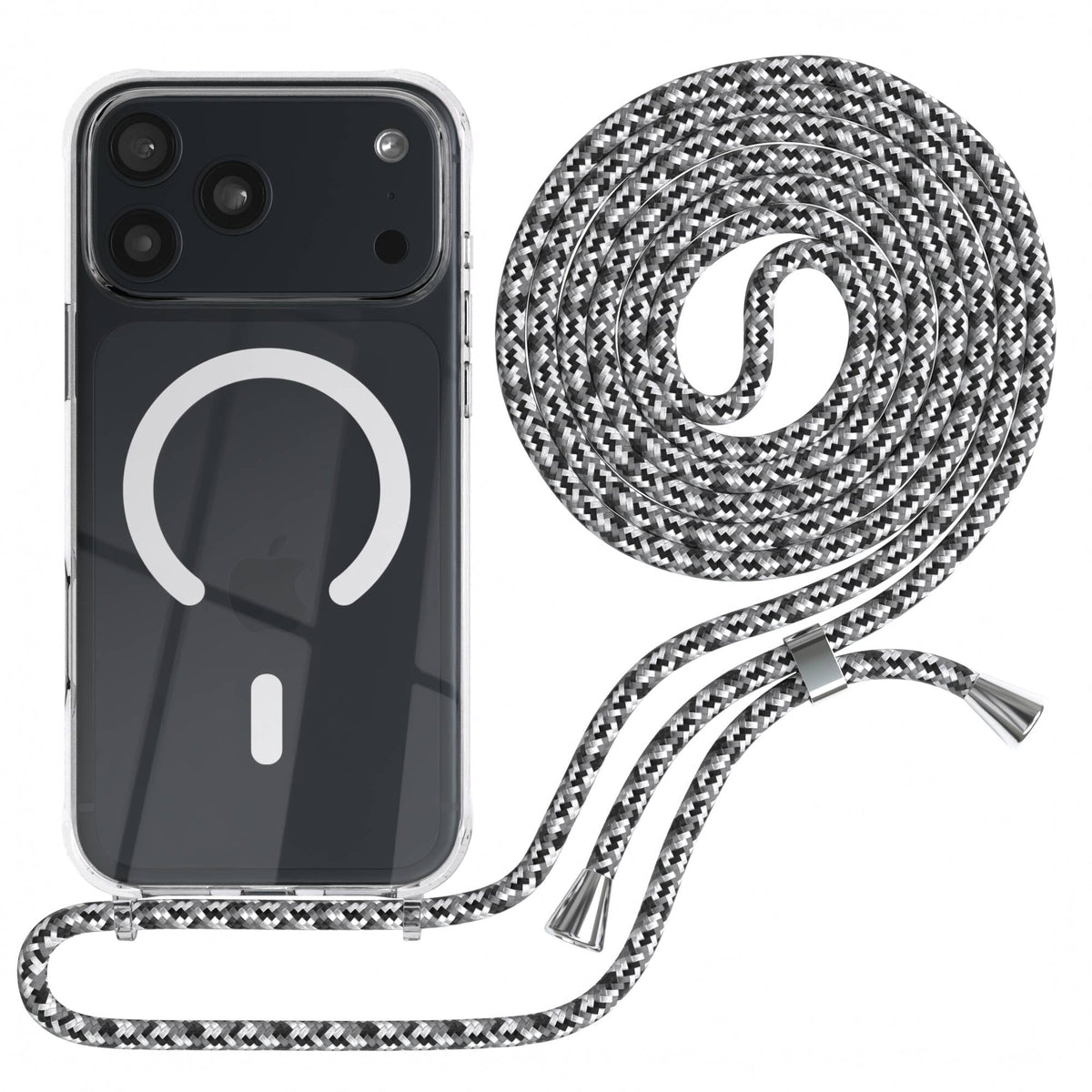 iPhone 18 Pro Max transparente Hülle + Kordel mit MagSafe