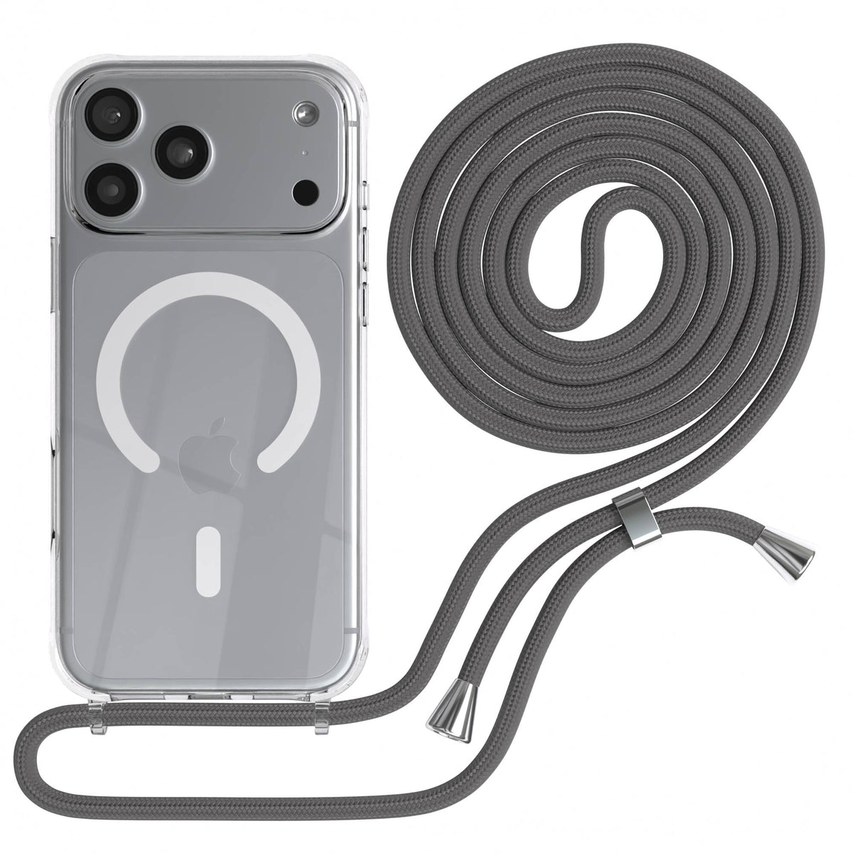 iPhone 18 Pro Max transparente Hülle + Kordel mit MagSafe