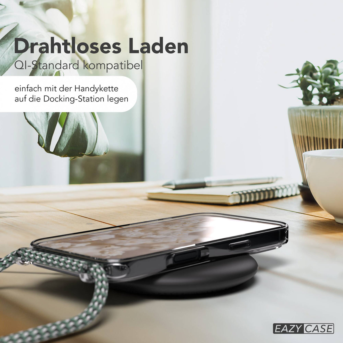 iPhone 18 Pro transparente Hülle + Kordel mit MagSafe