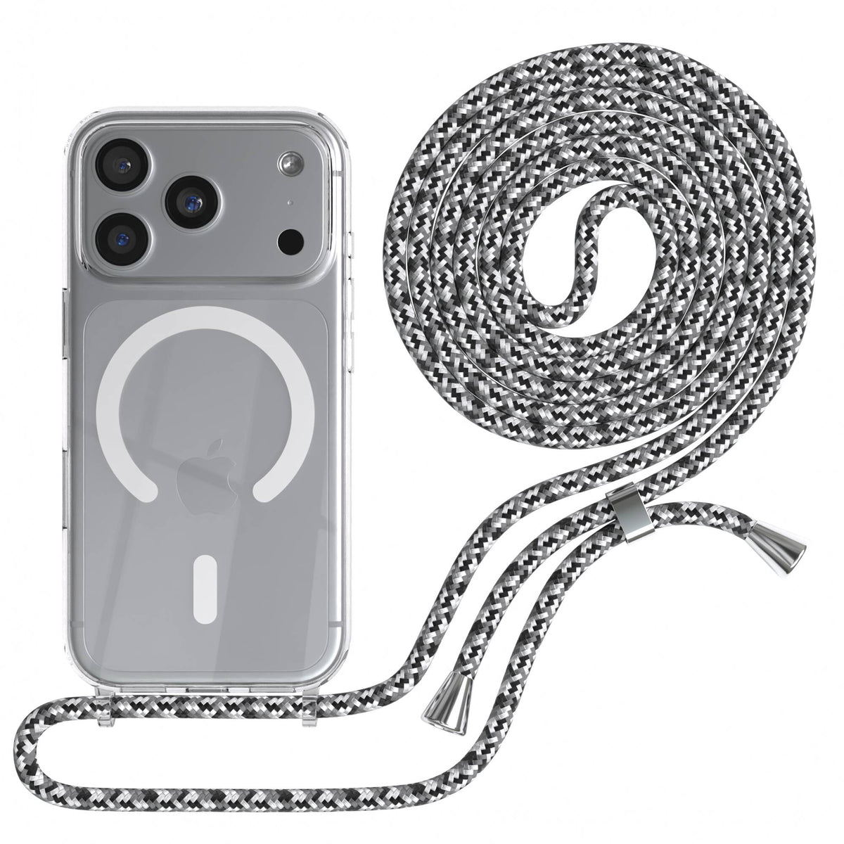 iPhone 18 Pro transparente Hülle + Kordel mit MagSafe