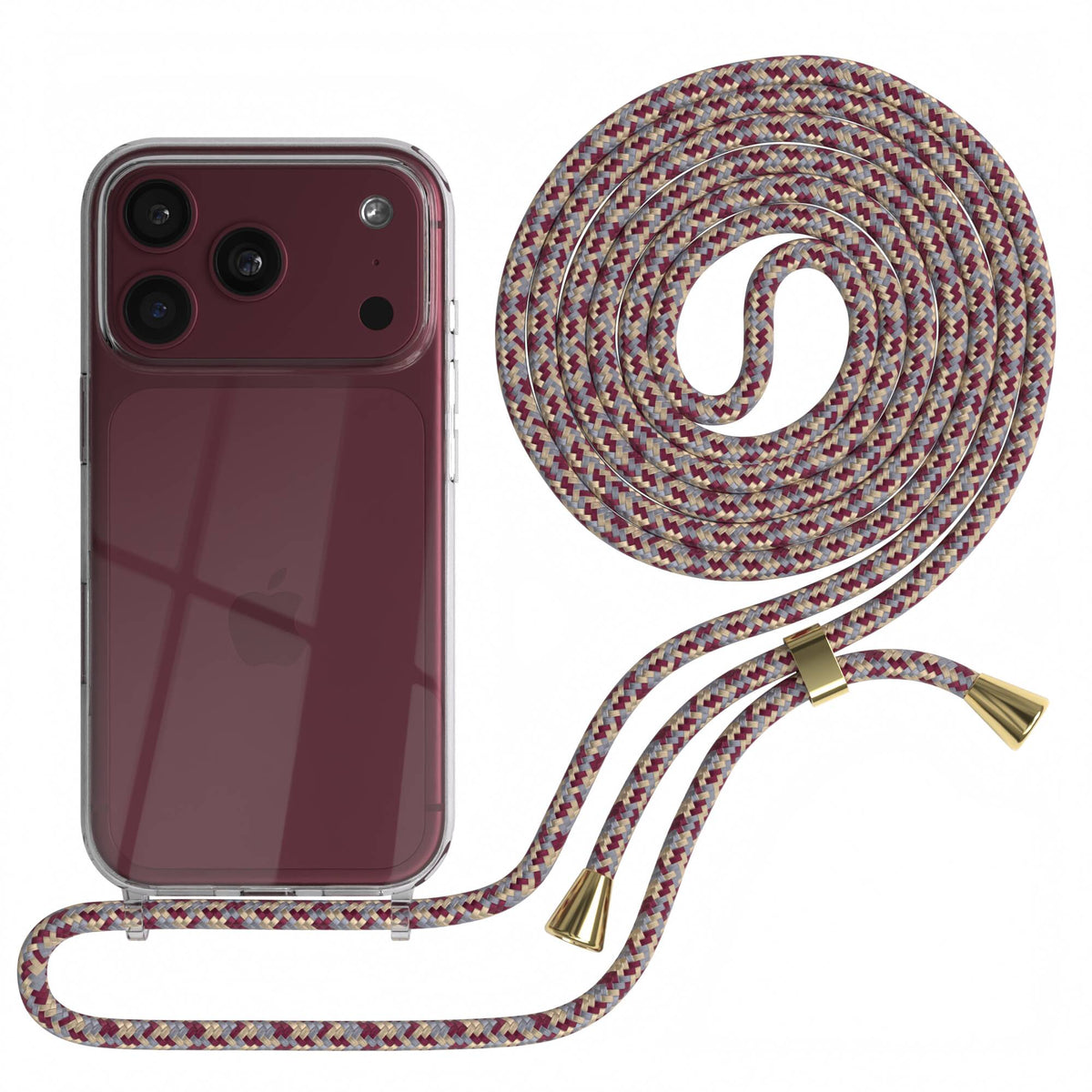 iPhone 18 Pro transparente Hülle + Kordel
