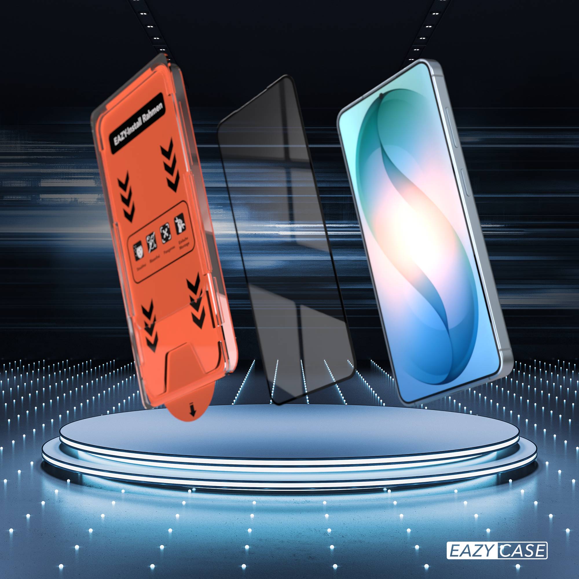 Samsung Galaxy S26 Schutzfolie 2er Set mit Installationsrahmen von EAZY CASE