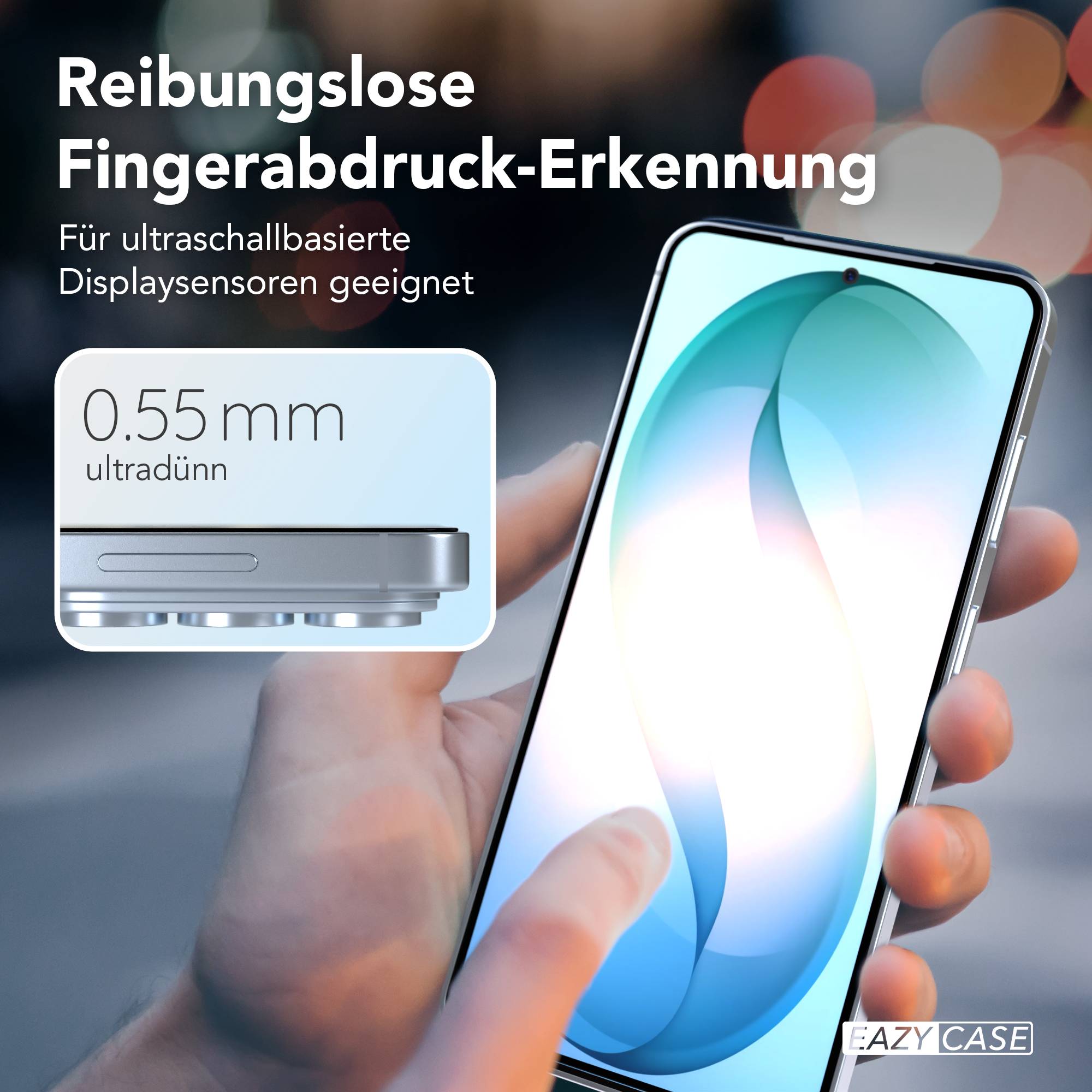 Samsung Galaxy S26 Schutzfolie 2er Set mit Installationsrahmen von EAZY CASE
