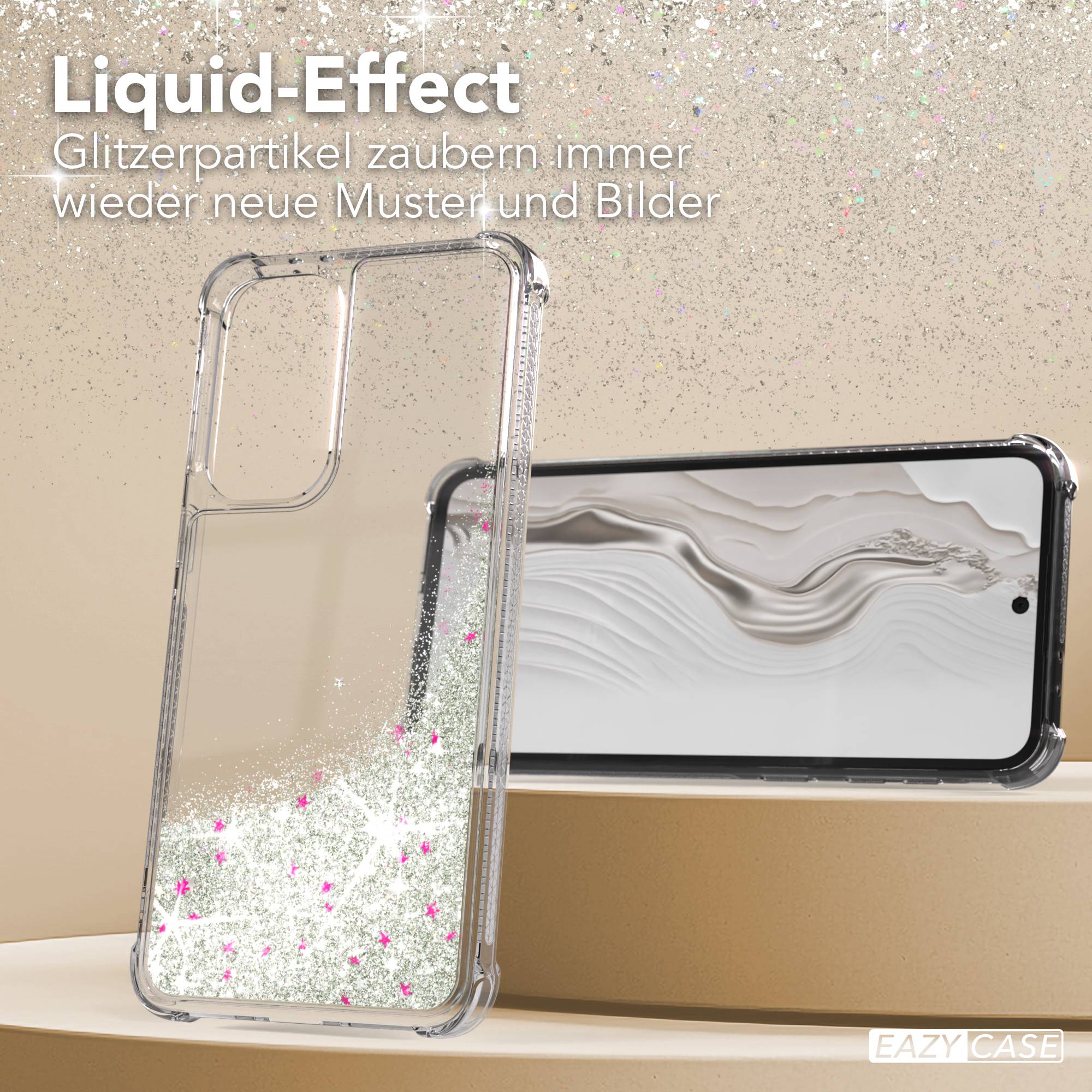 Samsung Galaxy A37 Glitzerhülle TPU transparent mit Glitzereffekt EAZY CASE
