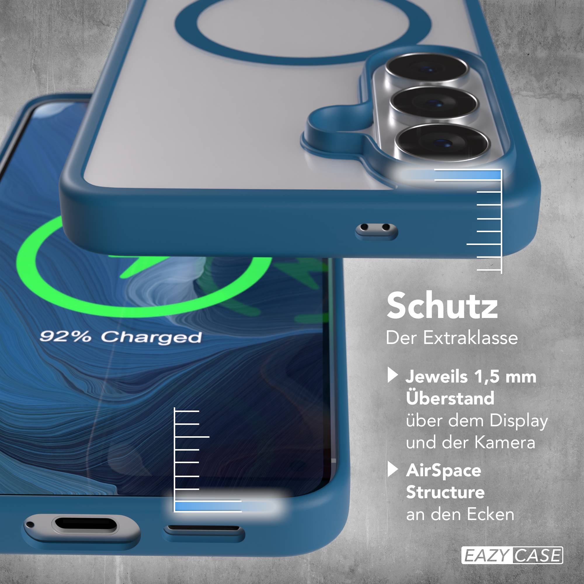 Samsung Galaxy S26 transparente MagSafe Hülle mit Kameraschutz von EAZY CASE