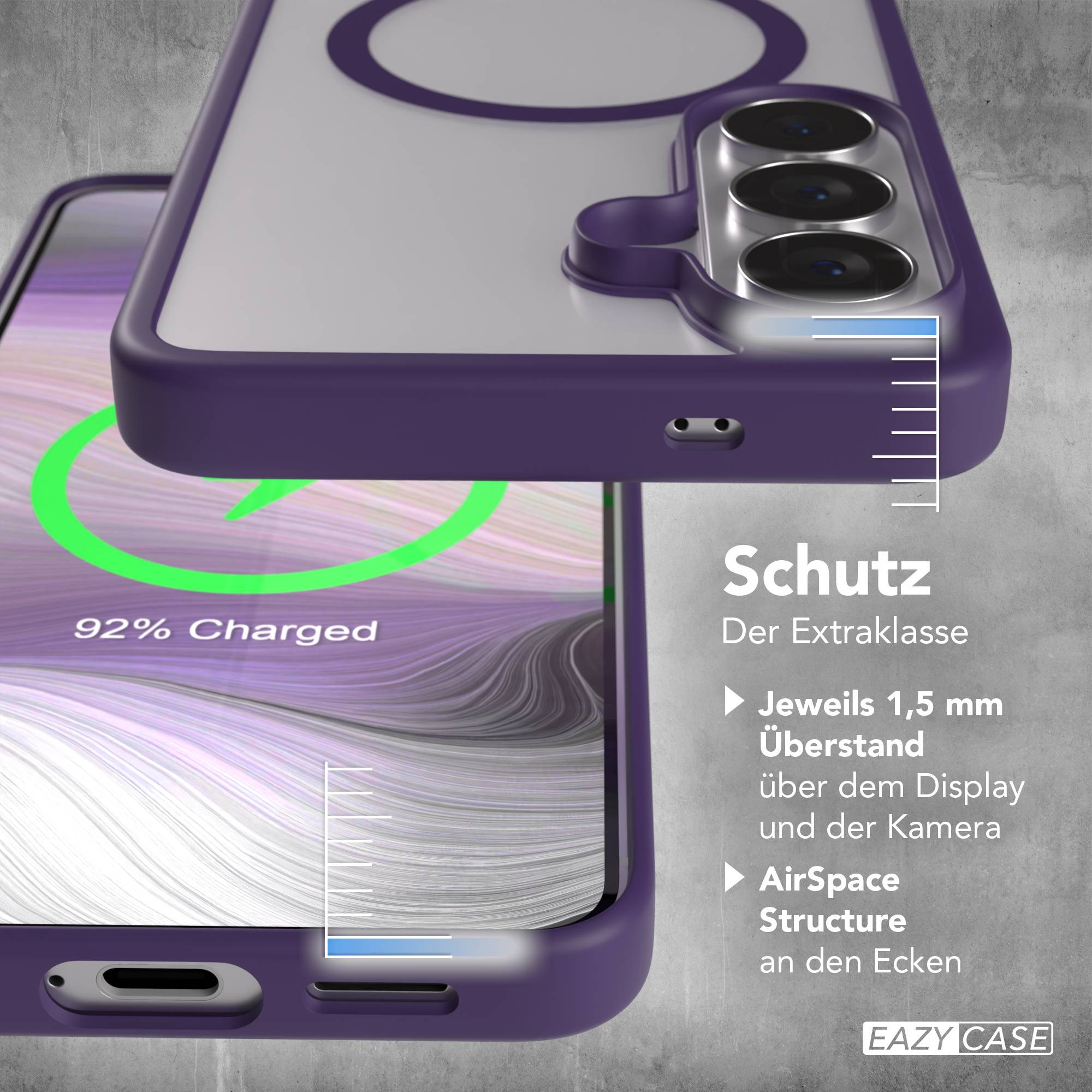 Samsung Galaxy S26 transparente MagSafe Hülle mit Kameraschutz von EAZY CASE
