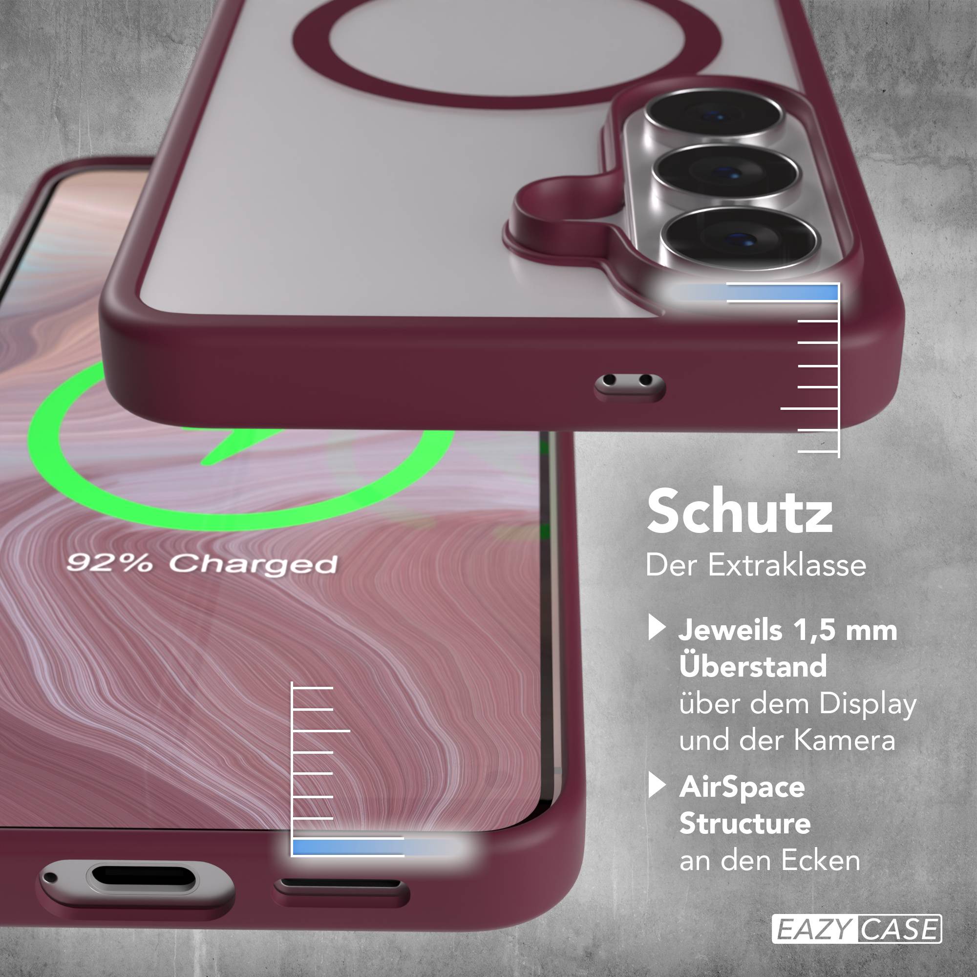 Samsung Galaxy S26 transparente MagSafe Hülle mit Kameraschutz von EAZY CASE
