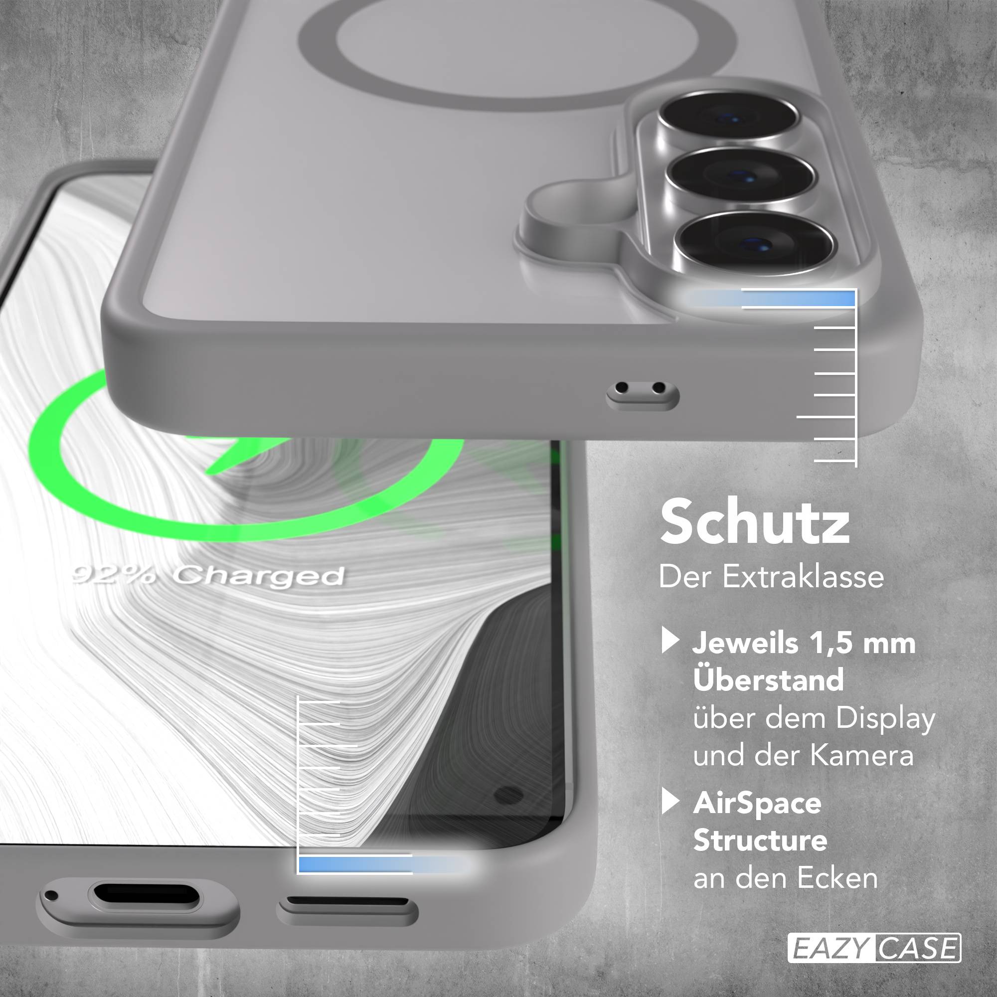 Samsung Galaxy S26 transparente MagSafe Hülle mit Kameraschutz von EAZY CASE