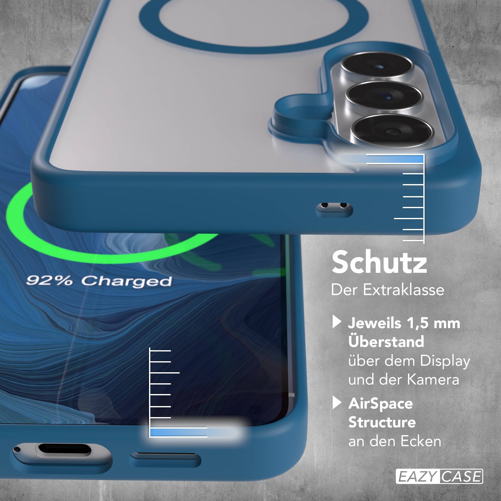 Samsung Galaxy S26 Plus transparente MagSafe Hülle mit Kameraschutz TPU