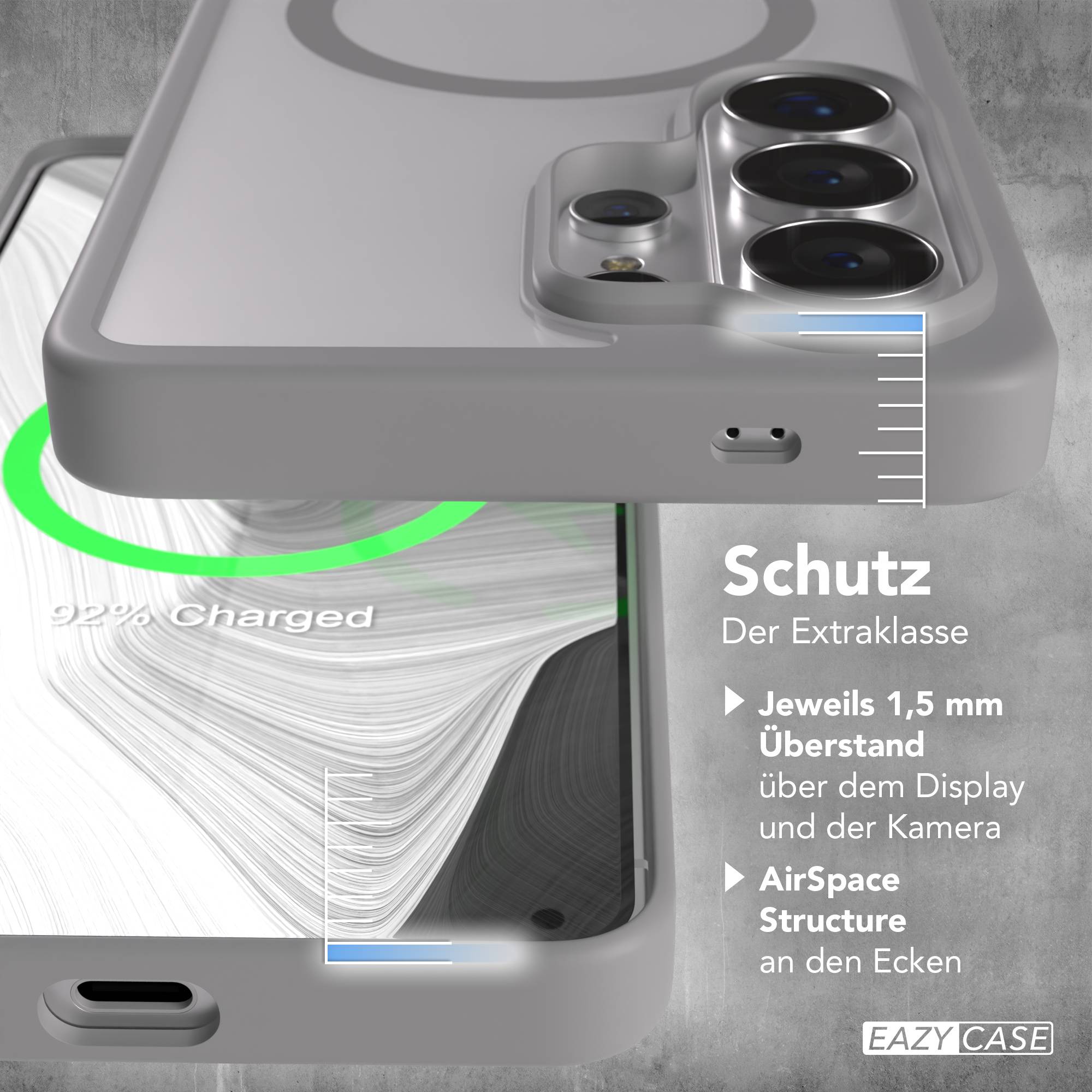 Samsung Galaxy S26 Ultra transparente MagSafe Hülle mit Kameraschutz