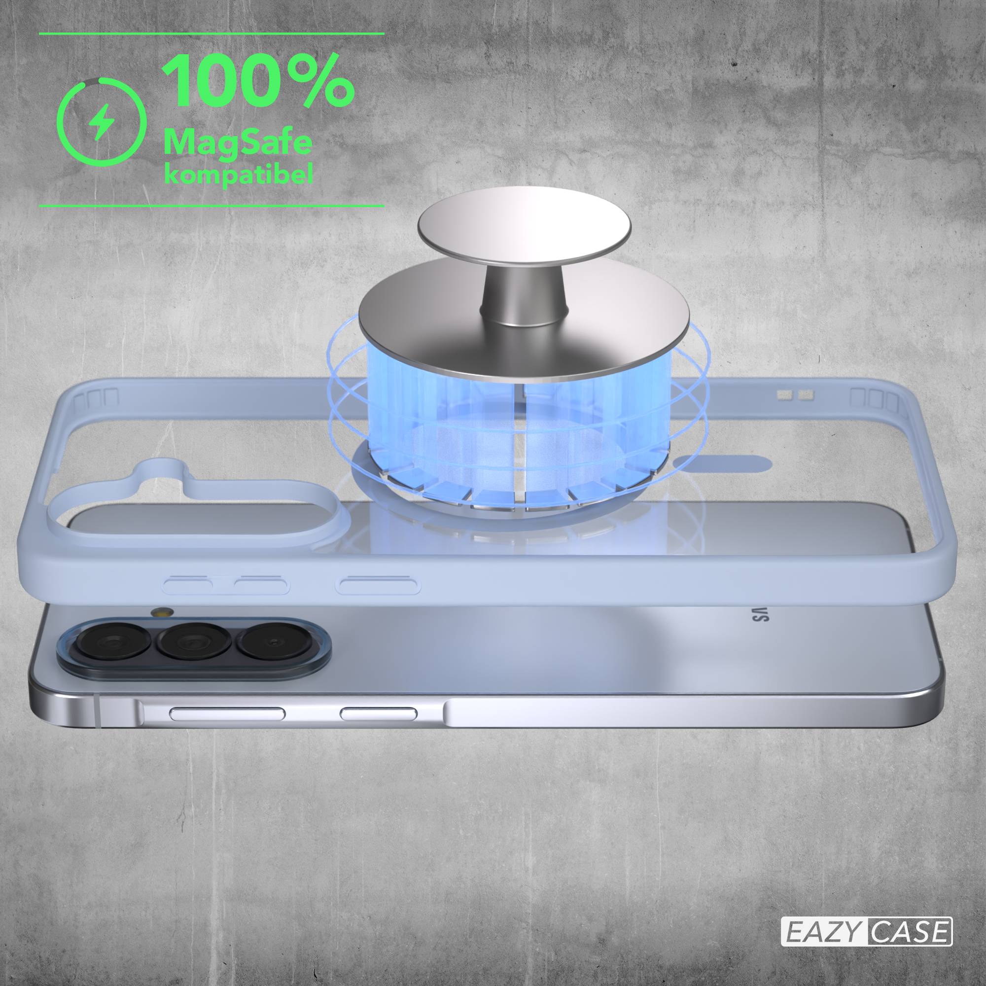 Samsung Galaxy A57 transparente MagSafe Hülle mit Kameraschutz TPU