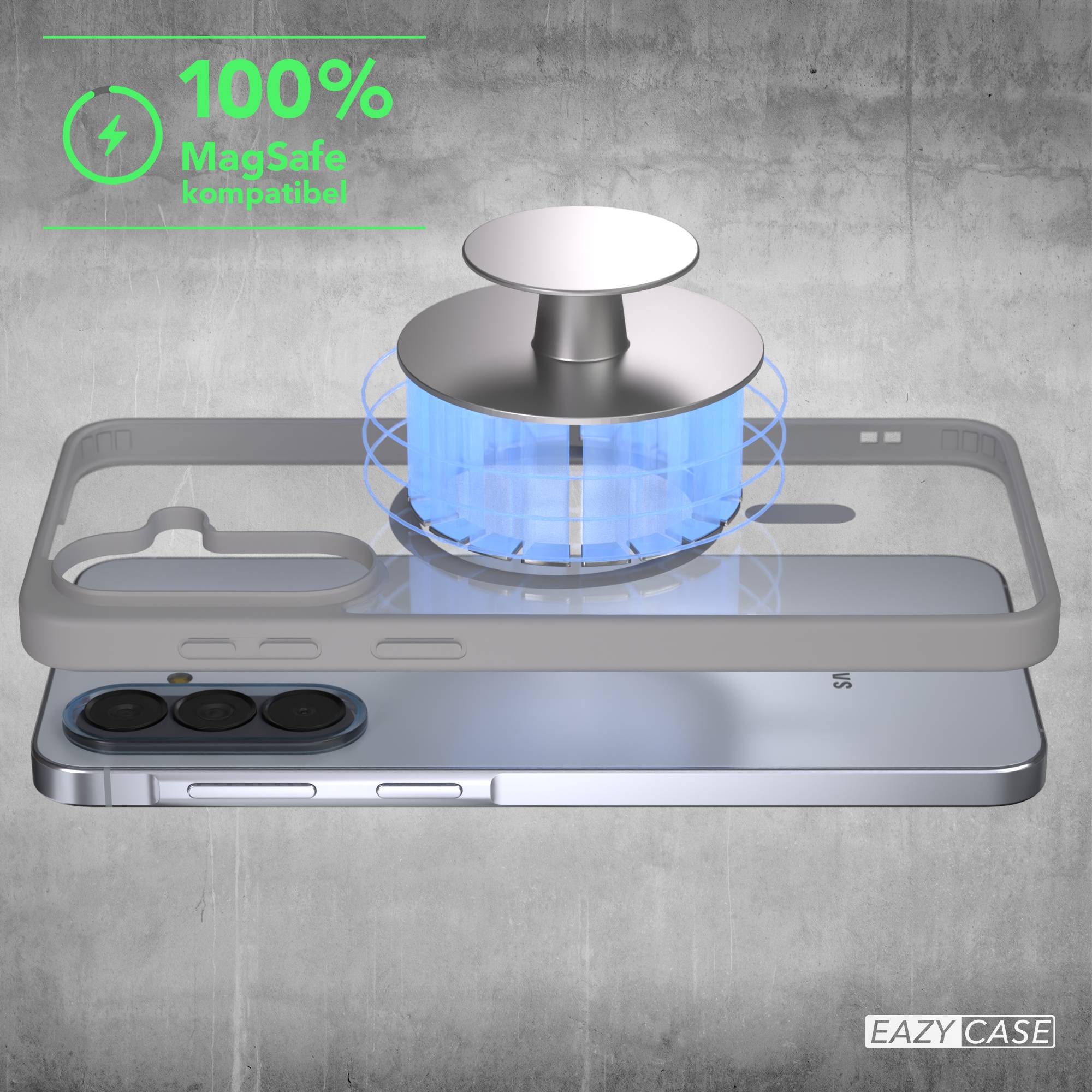 Samsung Galaxy A57 transparente MagSafe Hülle mit Kameraschutz TPU