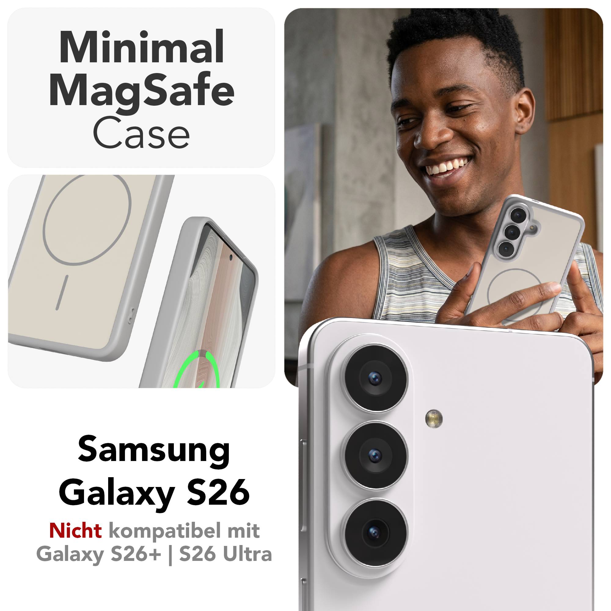 Galaxy S26 Outdoor Hülle mit minimal MagSafe