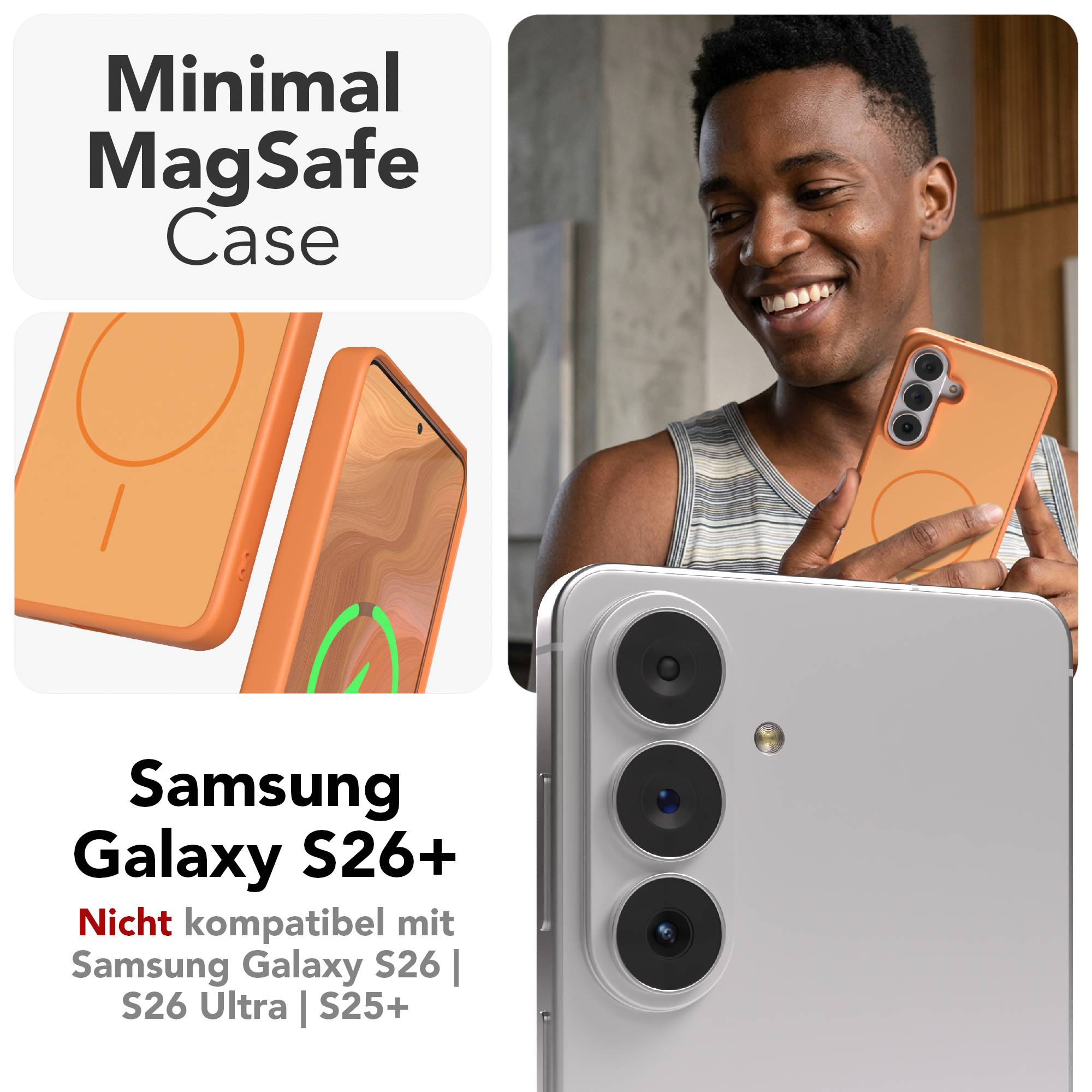 Galaxy S26 Plus Outdoor Hülle mit minimal MagSafe