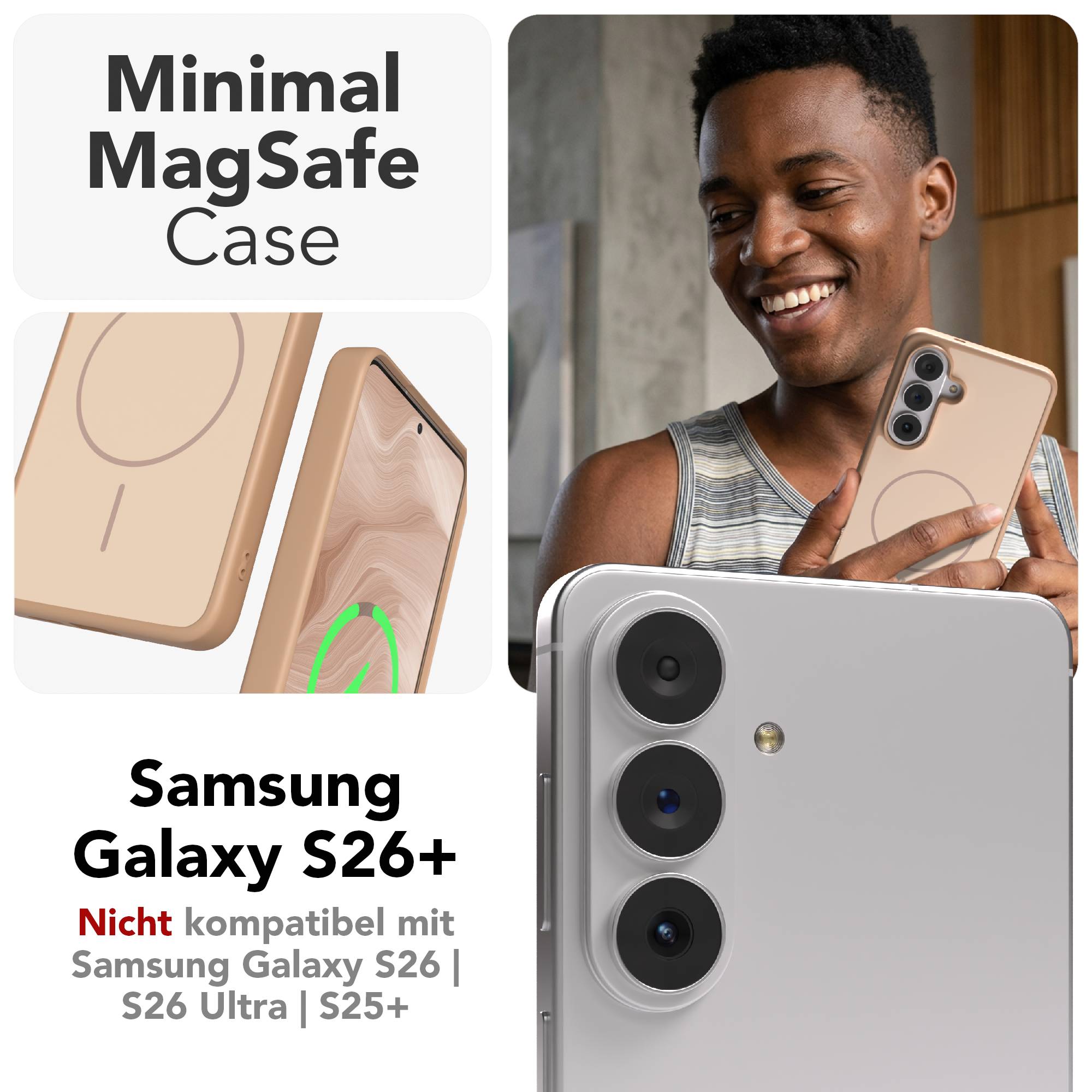 Galaxy S26 Plus Outdoor Hülle mit minimal MagSafe