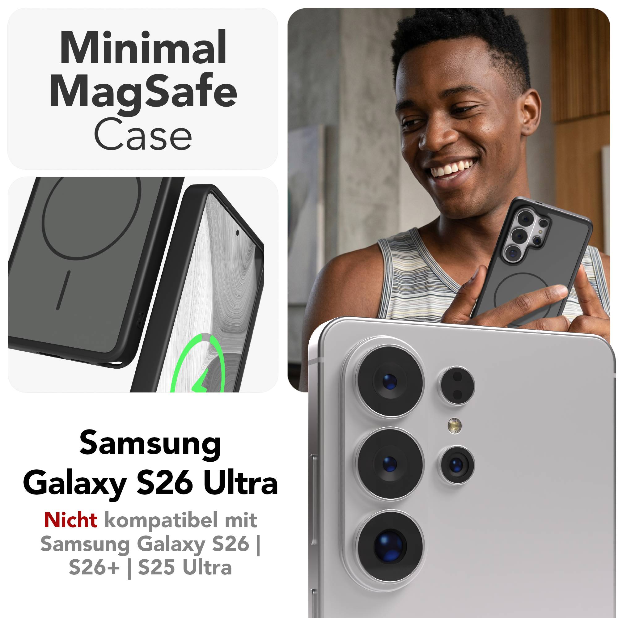 Galaxy S26 Ultra Outdoor Hülle mit minimal MagSafe