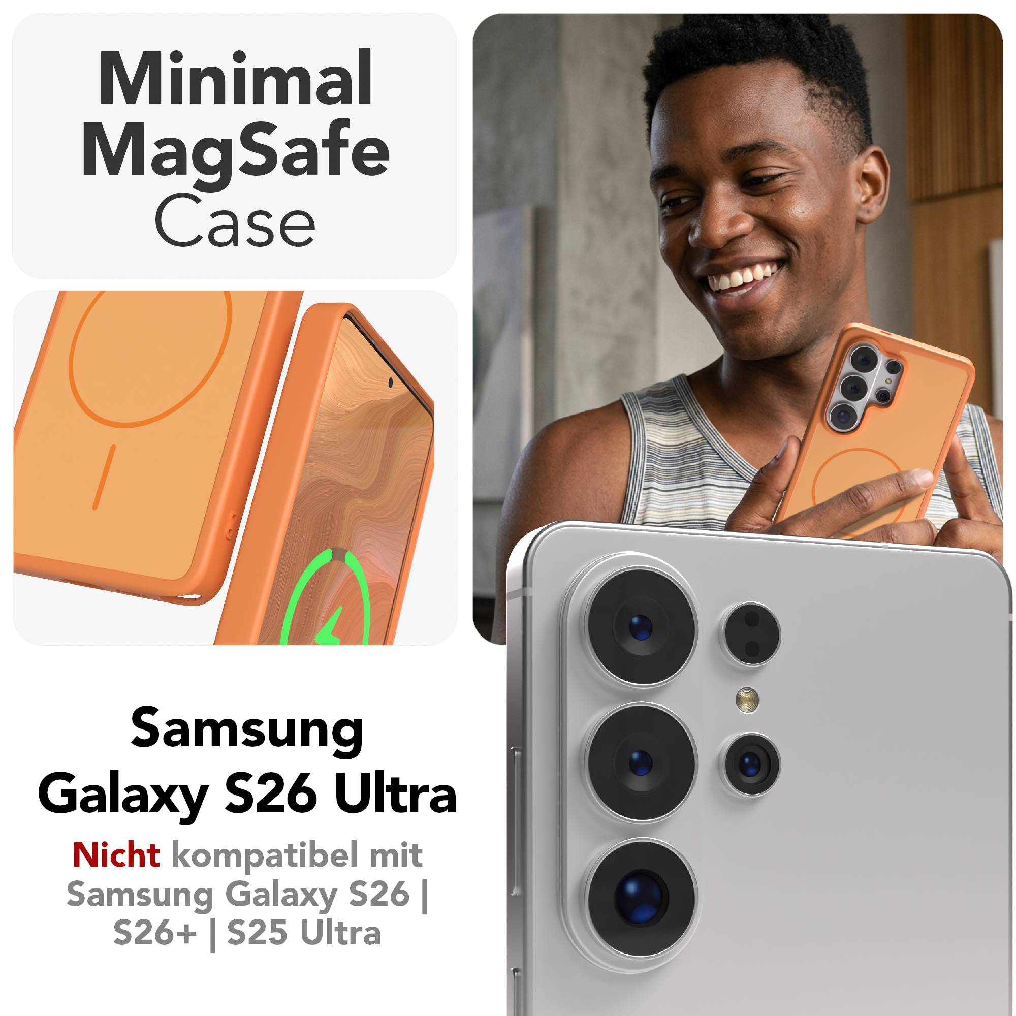 Galaxy S26 Ultra Outdoor Hülle mit minimal MagSafe