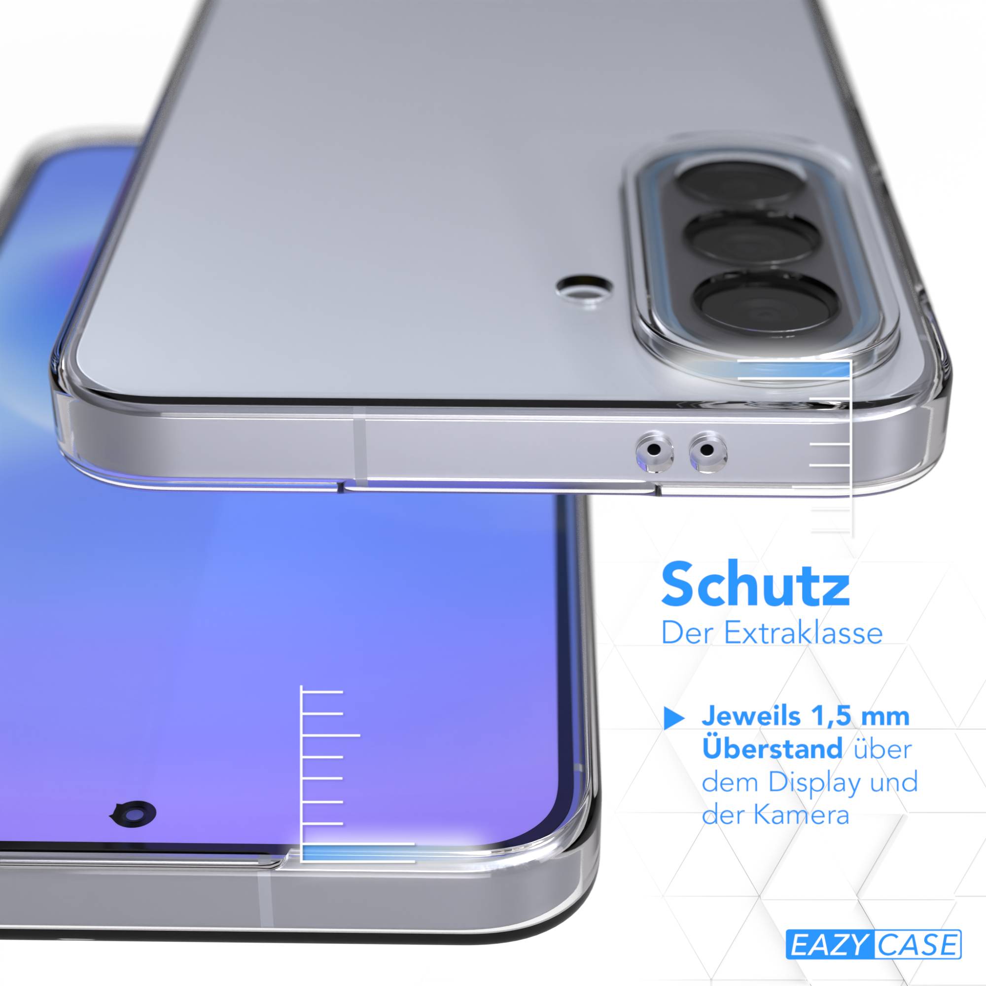 Samsung Galaxy A57 transparente Slimcover Schutzhülle von EAZY CASE