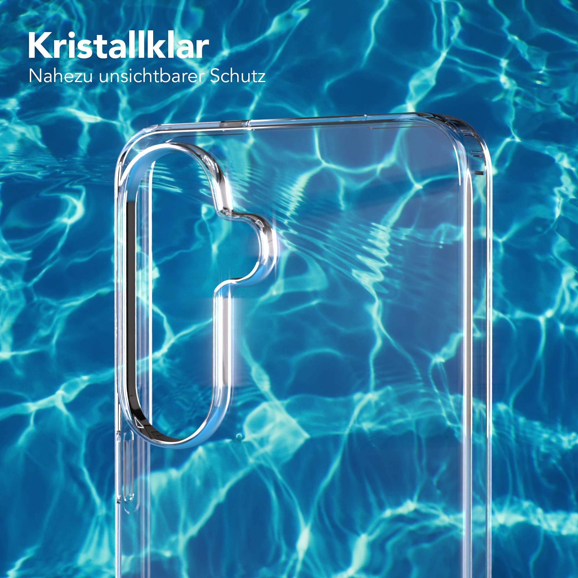 Samsung Galaxy S26 Silikonhülle mit Kameraschutz und transparentem Design