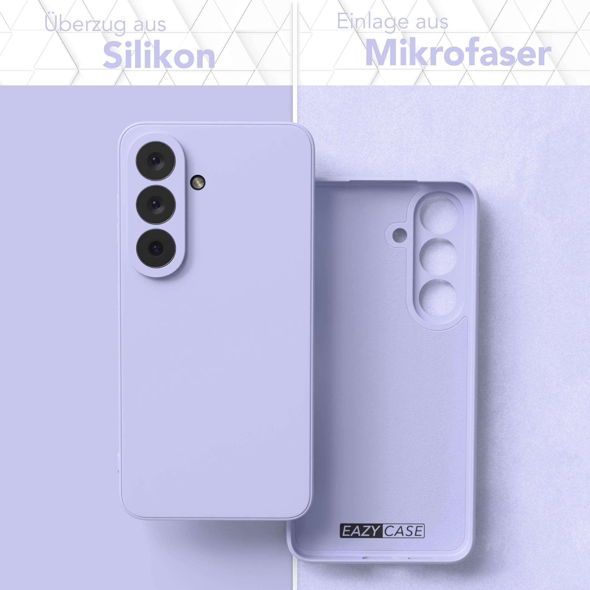 Samsung Galaxy S26 Silikonhülle mit Kameraschutz und transparentem Design