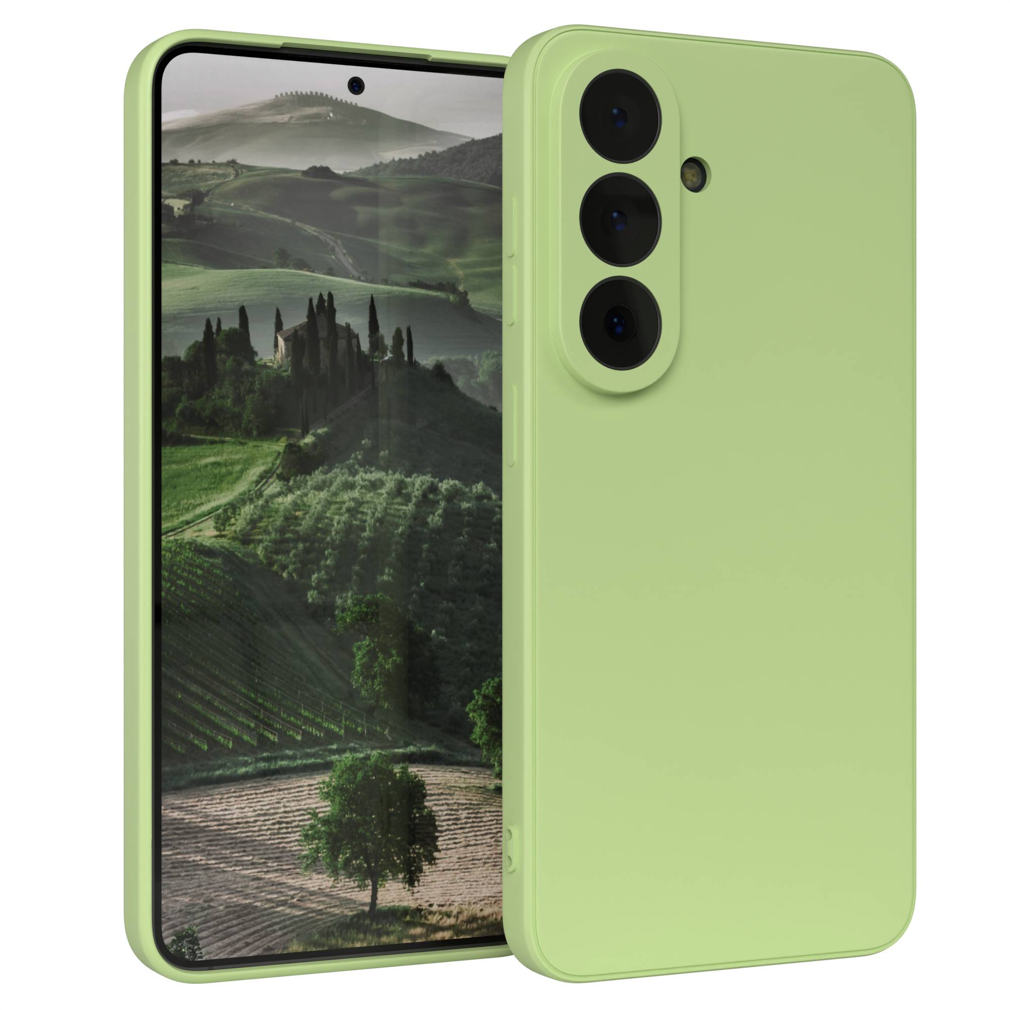 Samsung Galaxy S26 Silikonhülle mit Kameraschutz und transparentem Design