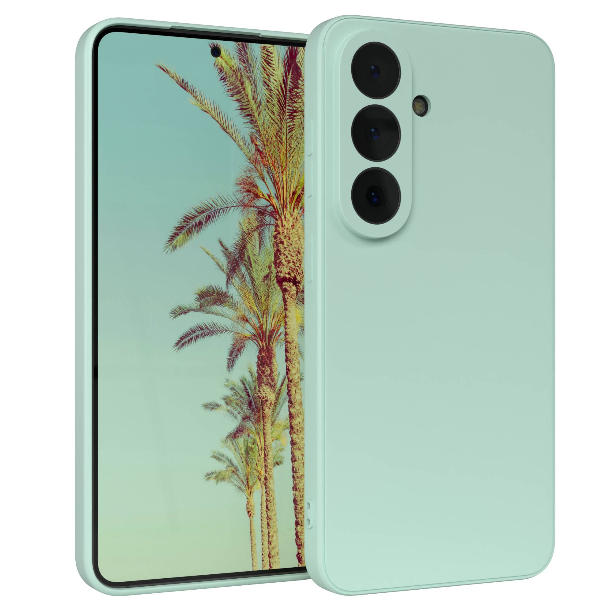 Samsung Galaxy S26 Silikonhülle mit Kameraschutz und transparentem Design