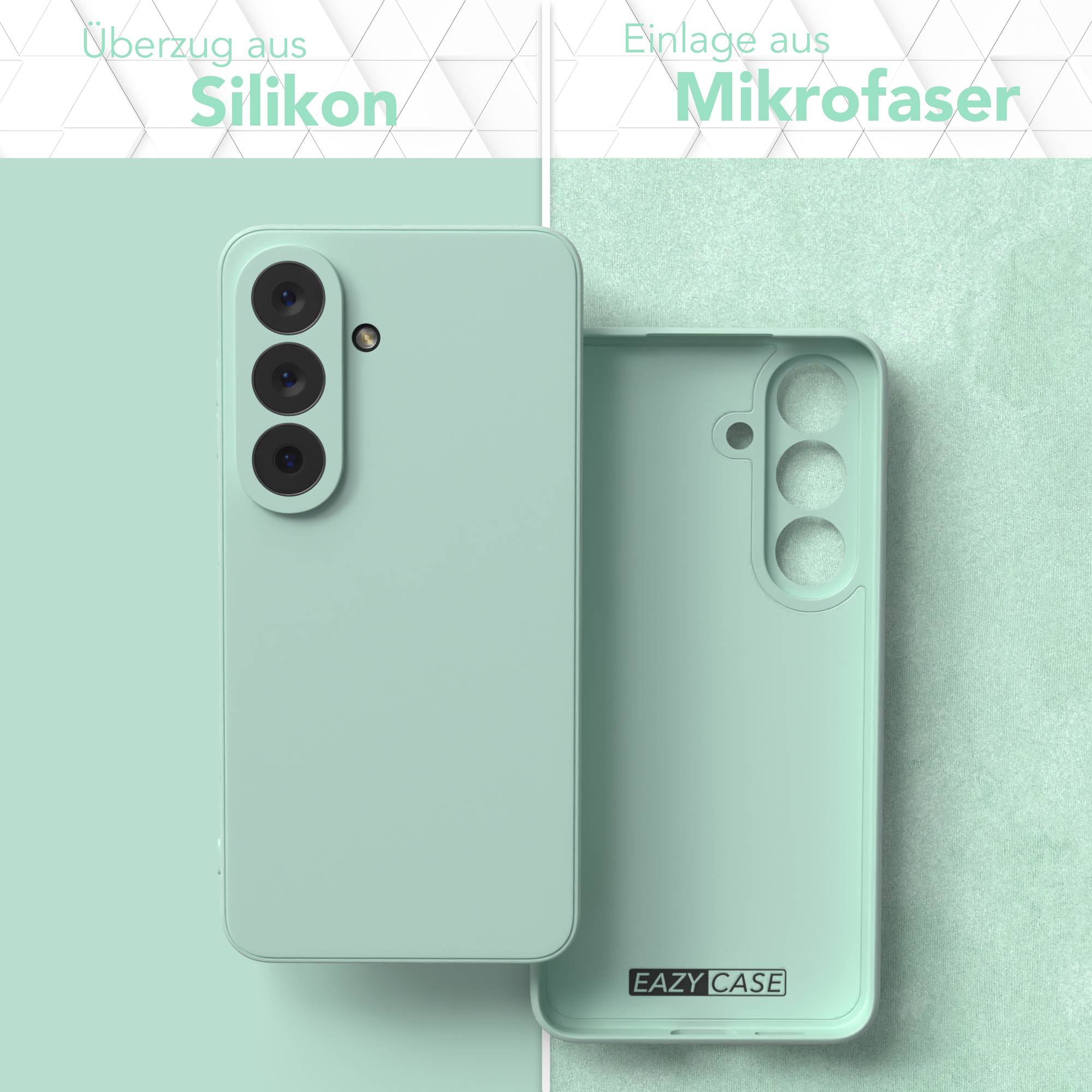 Samsung Galaxy S26 Silikonhülle mit Kameraschutz und transparentem Design