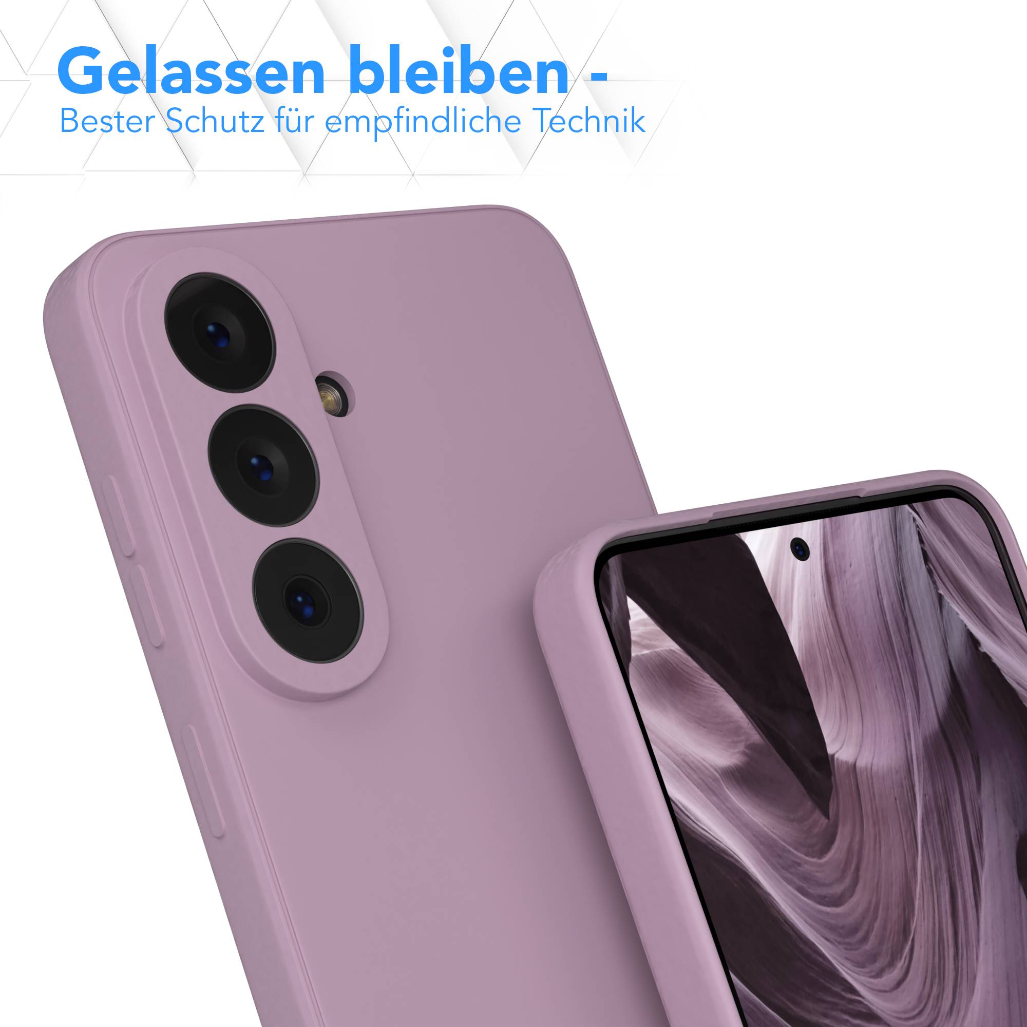Samsung Galaxy S26 Silikonhülle mit Kameraschutz und transparentem Design