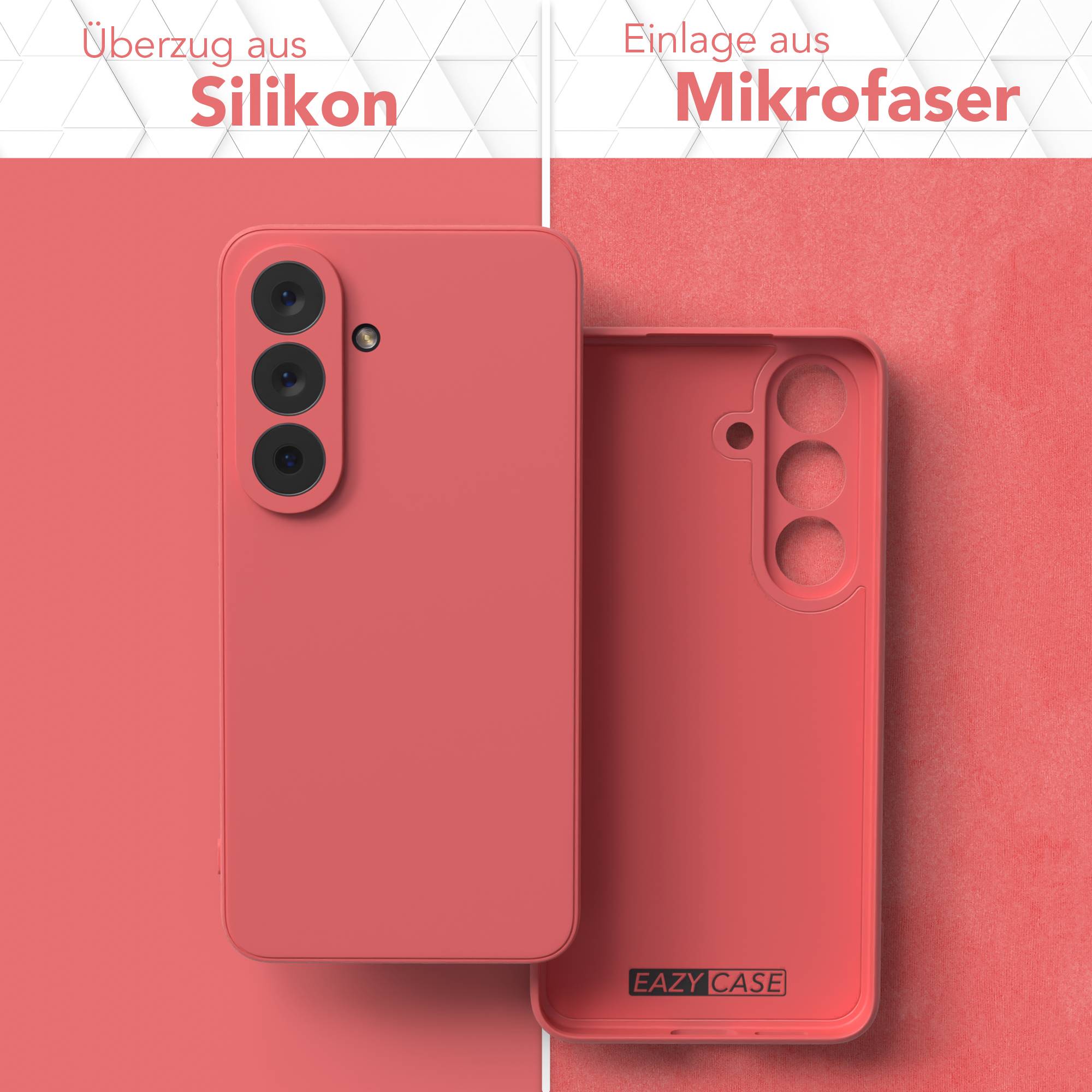Samsung Galaxy S26 Silikonhülle mit Kameraschutz und transparentem Design