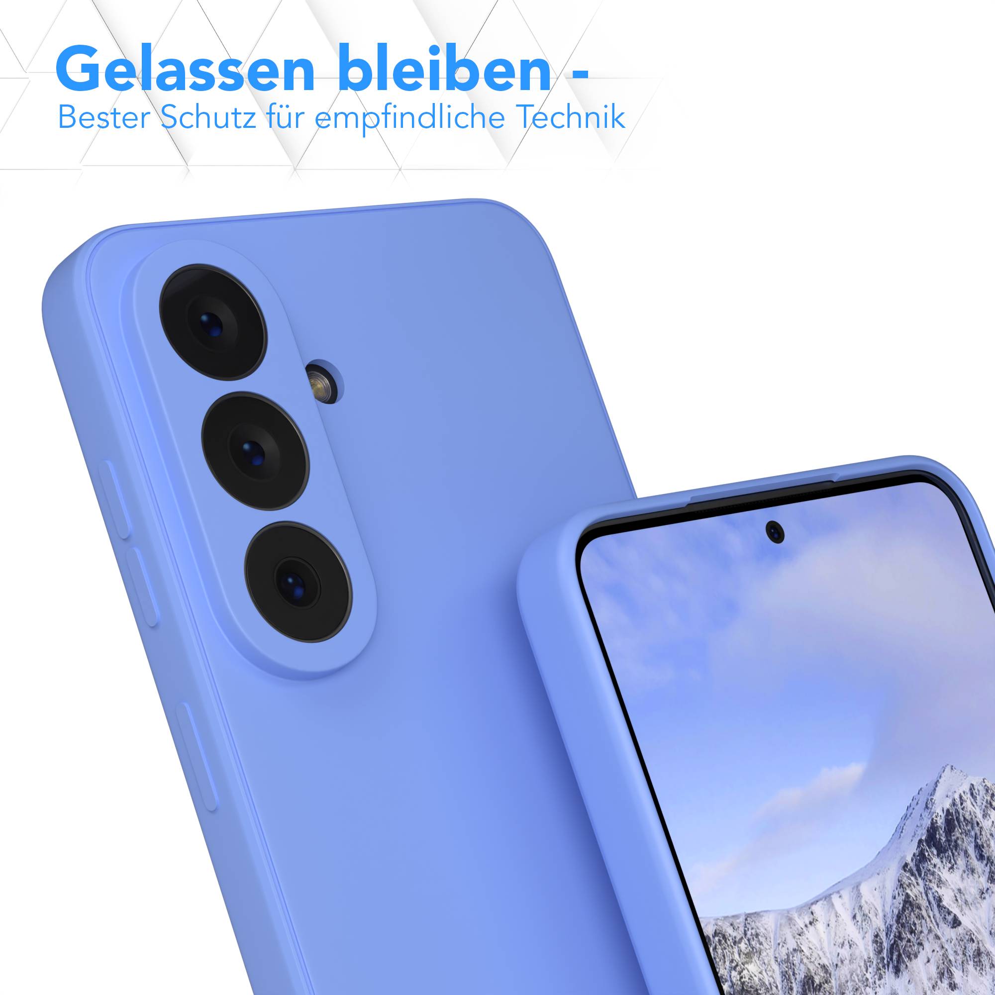 Samsung Galaxy S26 Silikonhülle mit Kameraschutz und transparentem Design