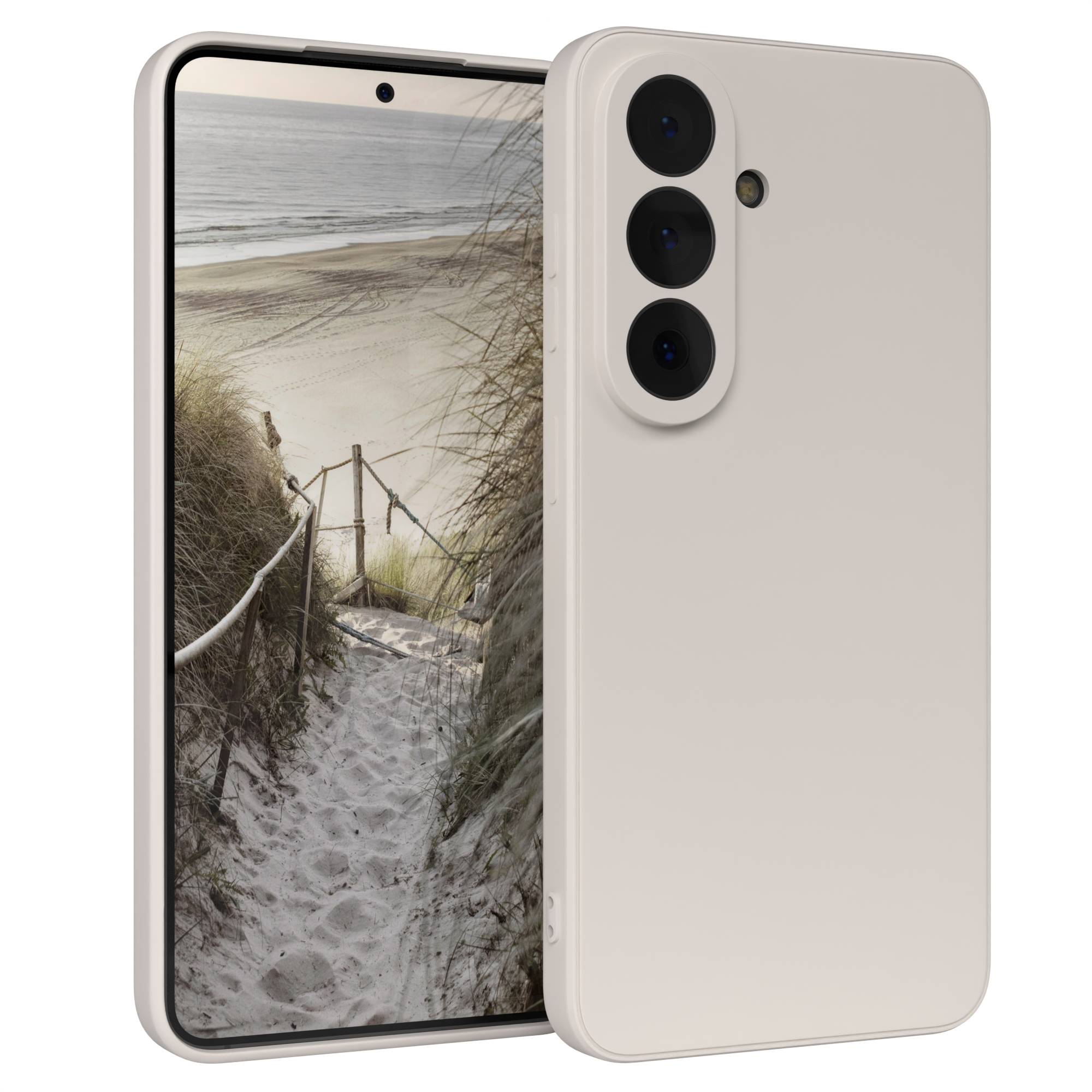 Samsung Galaxy S26 Silikonhülle mit Kameraschutz und transparentem Design