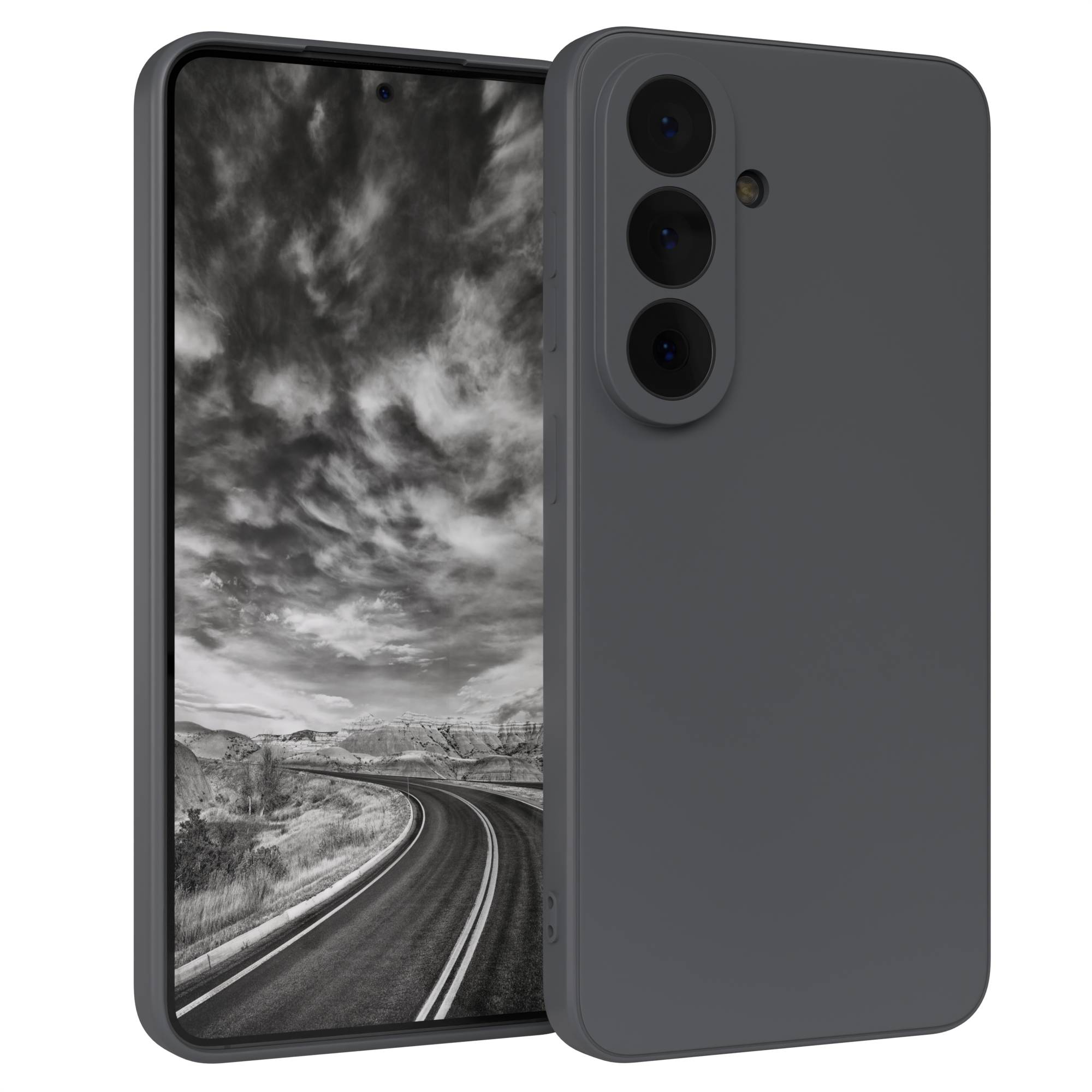 Samsung Galaxy S26 Silikonhülle mit Kameraschutz und transparentem Design